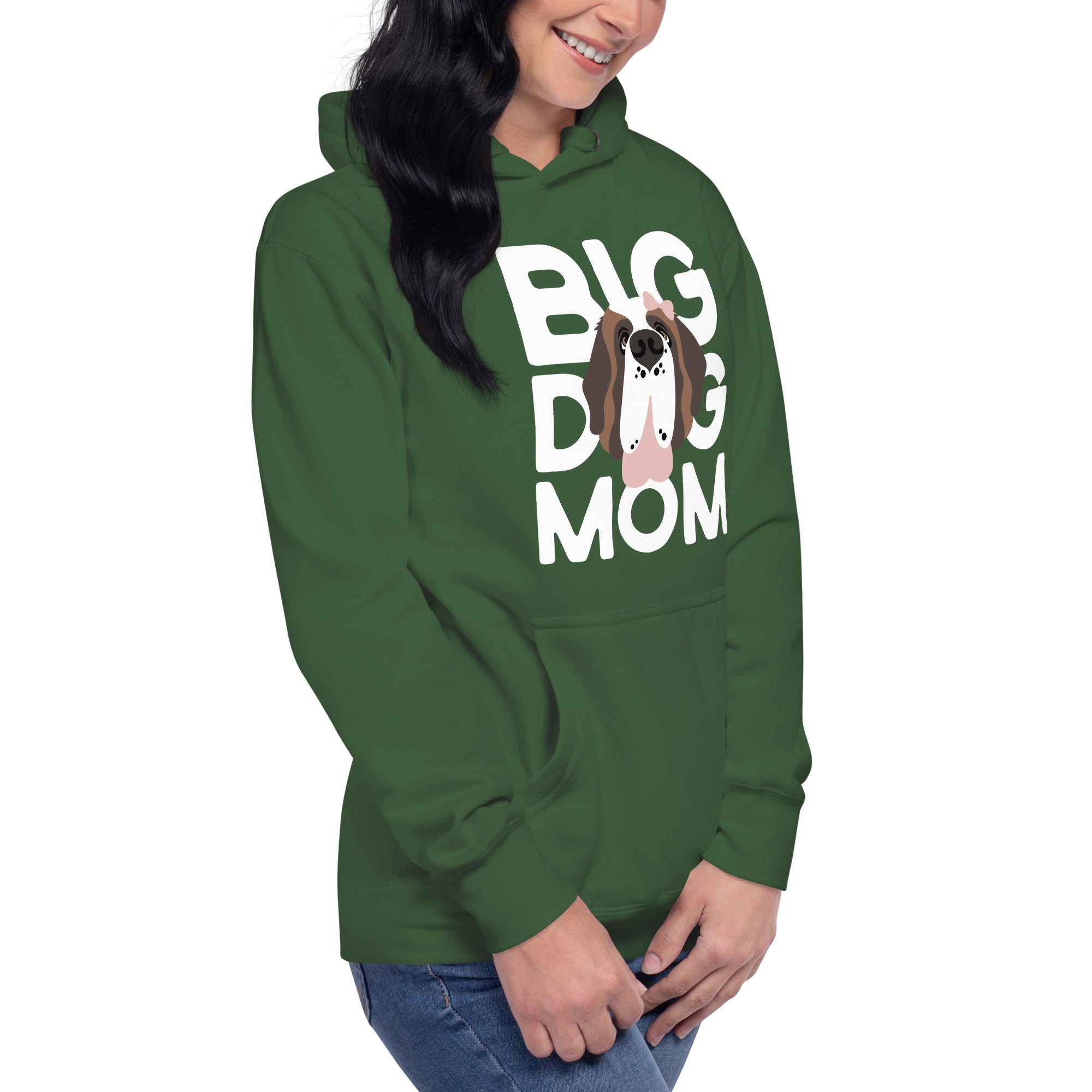 Female Big Dog Mom Saint Bernard Hoodie