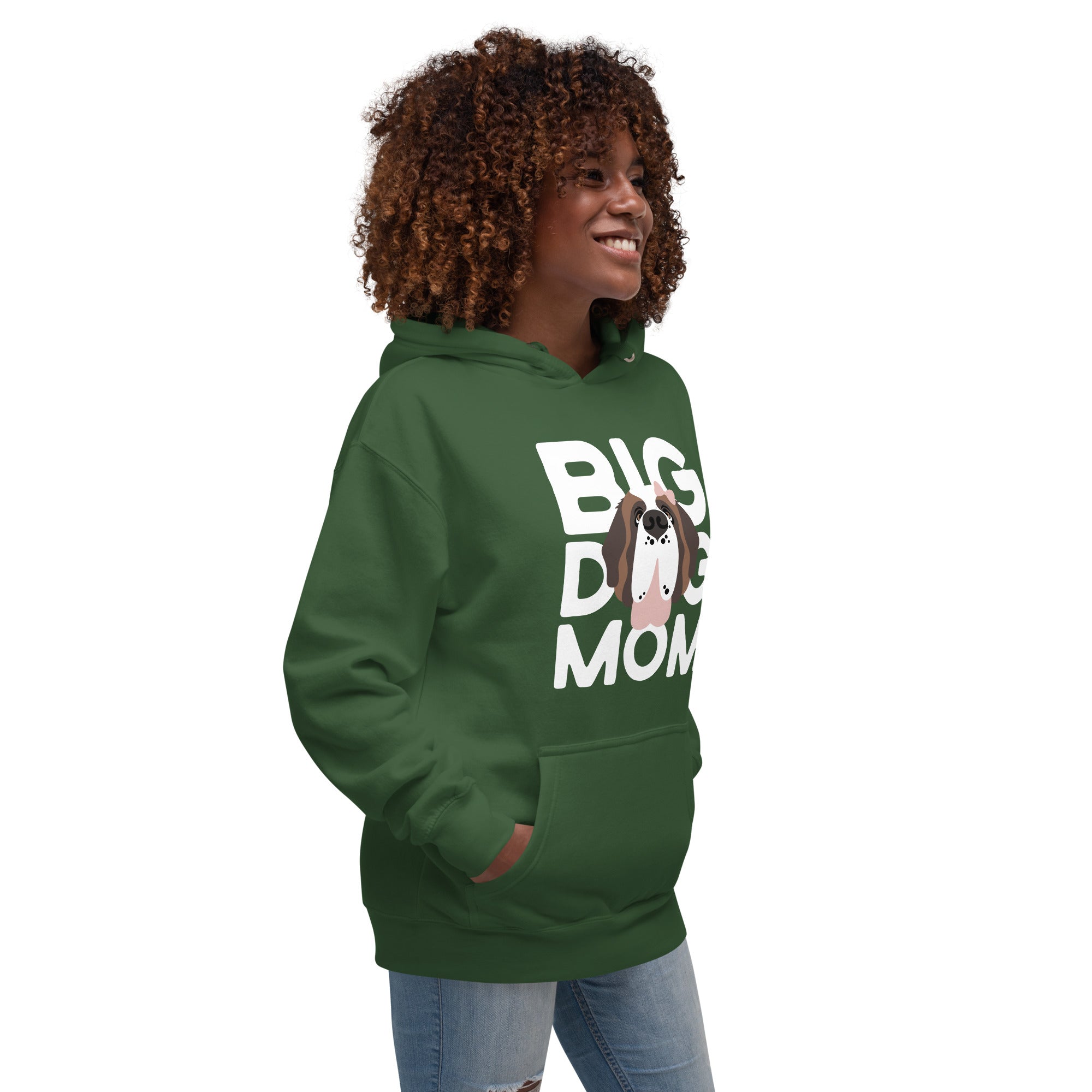 Female Big Dog Mom Saint Bernard Hoodie