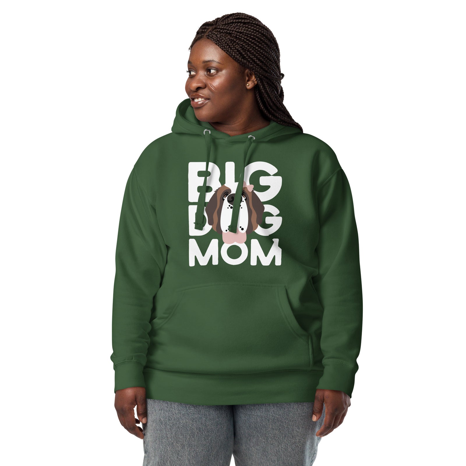 Female Big Dog Mom Saint Bernard Hoodie