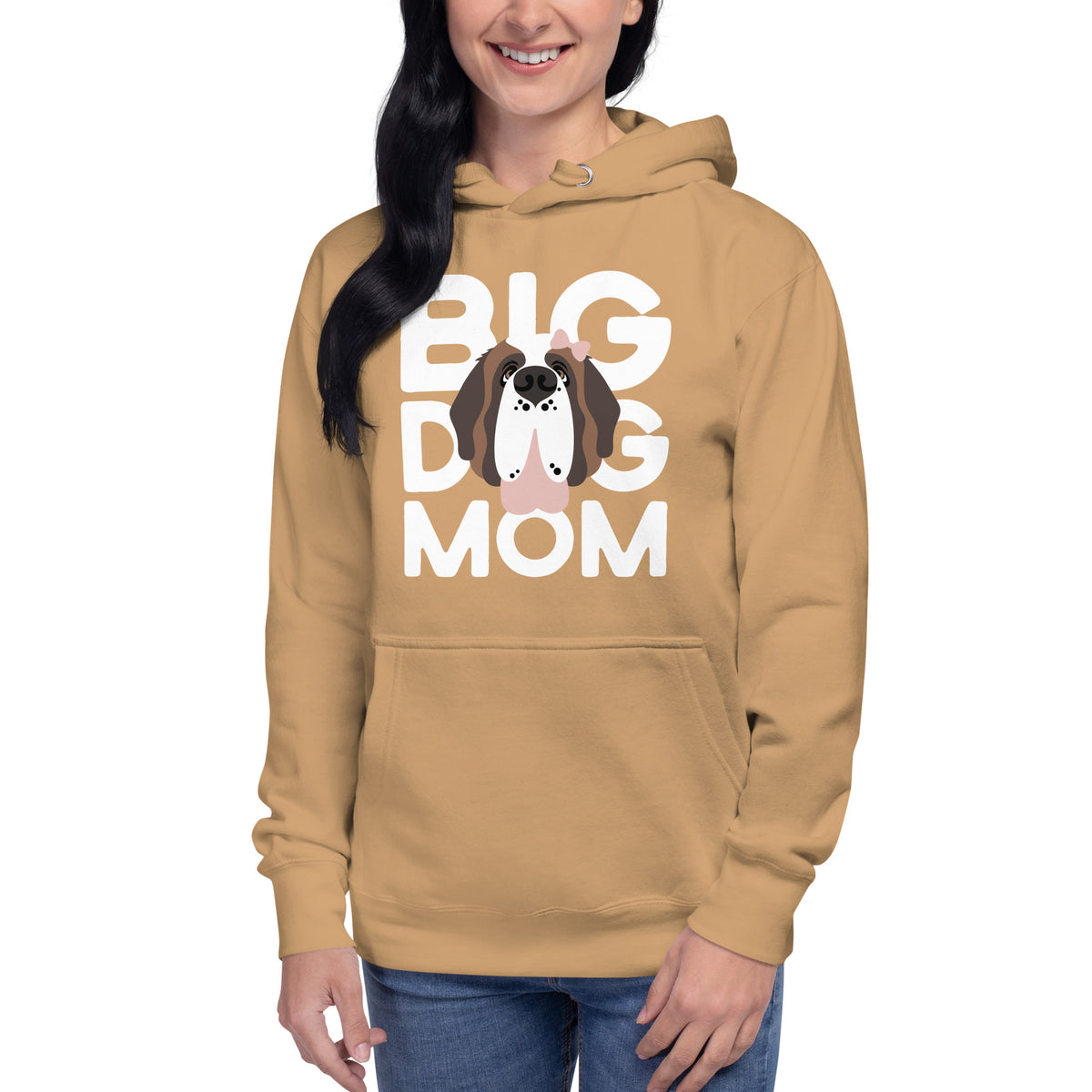 Female Big Dog Mom Saint Bernard Hoodie