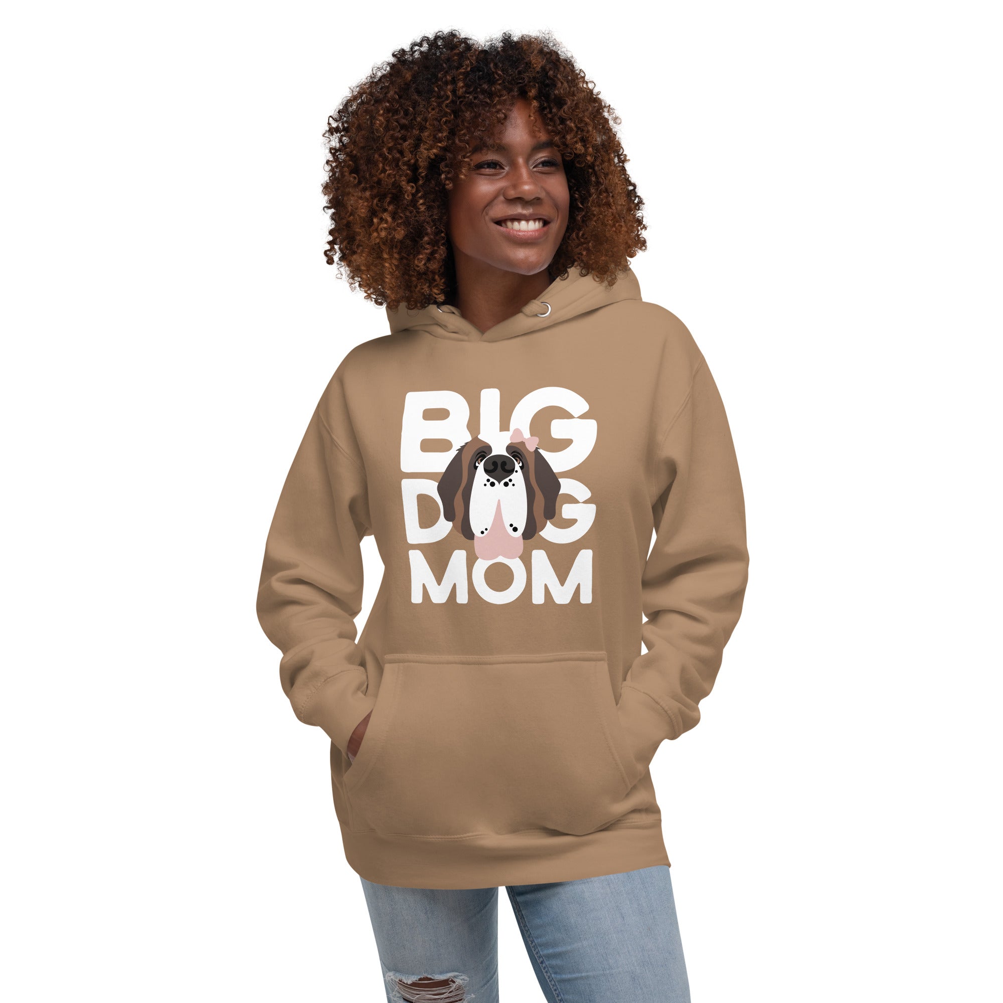Female Big Dog Mom Saint Bernard Hoodie