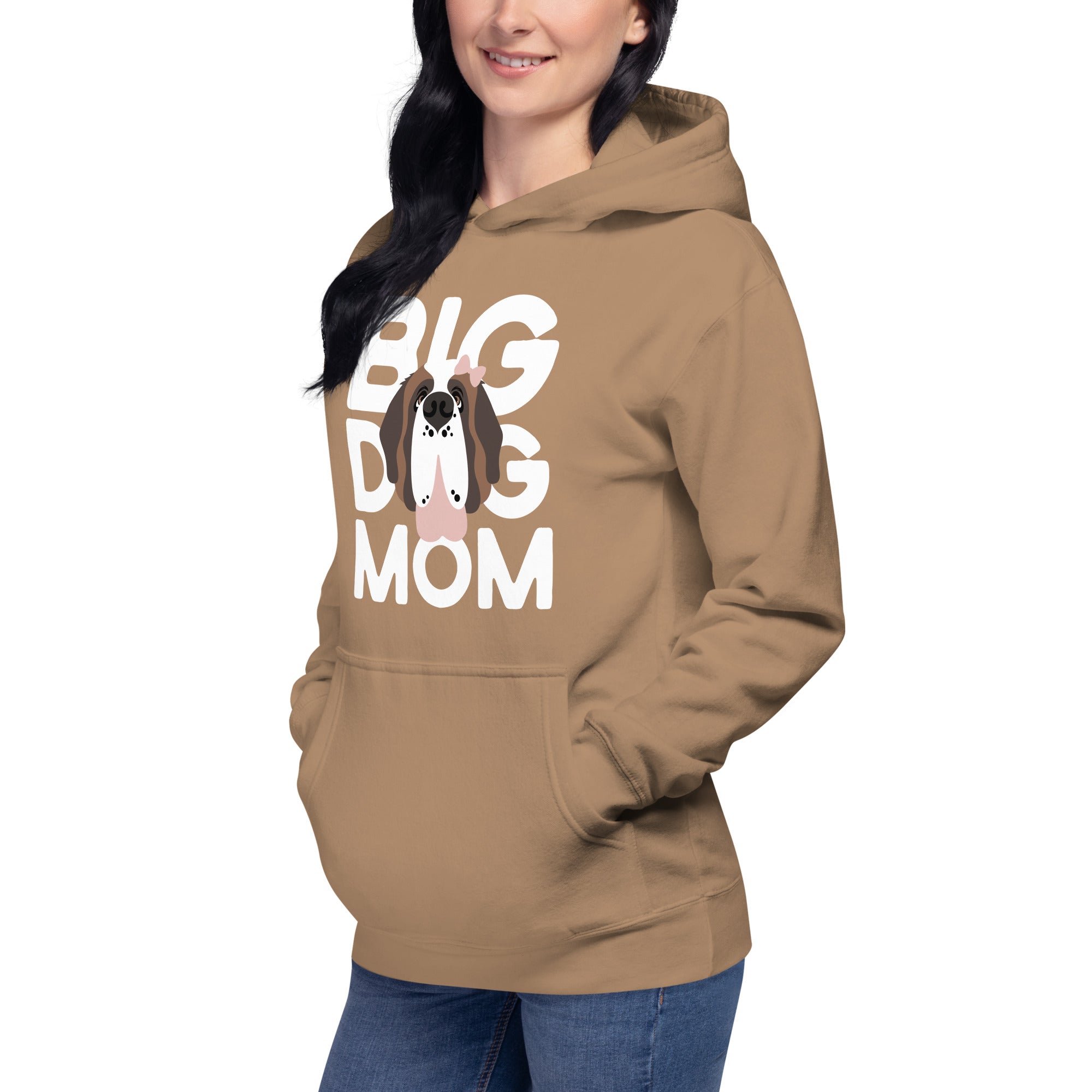 Female Big Dog Mom Saint Bernard Hoodie