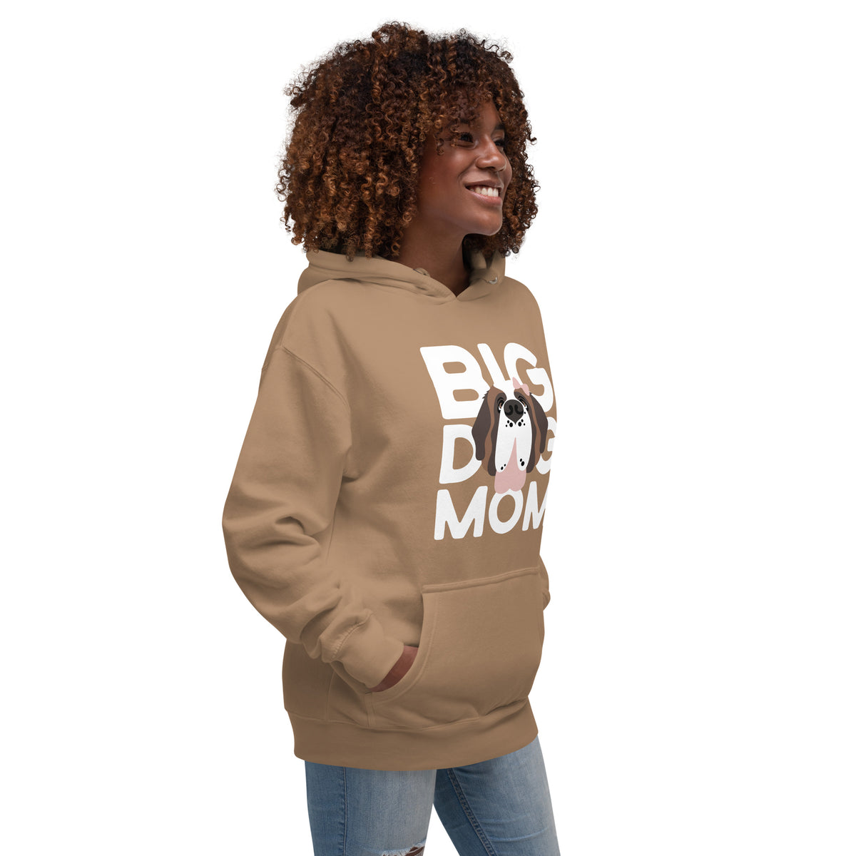 Female Big Dog Mom Saint Bernard Hoodie