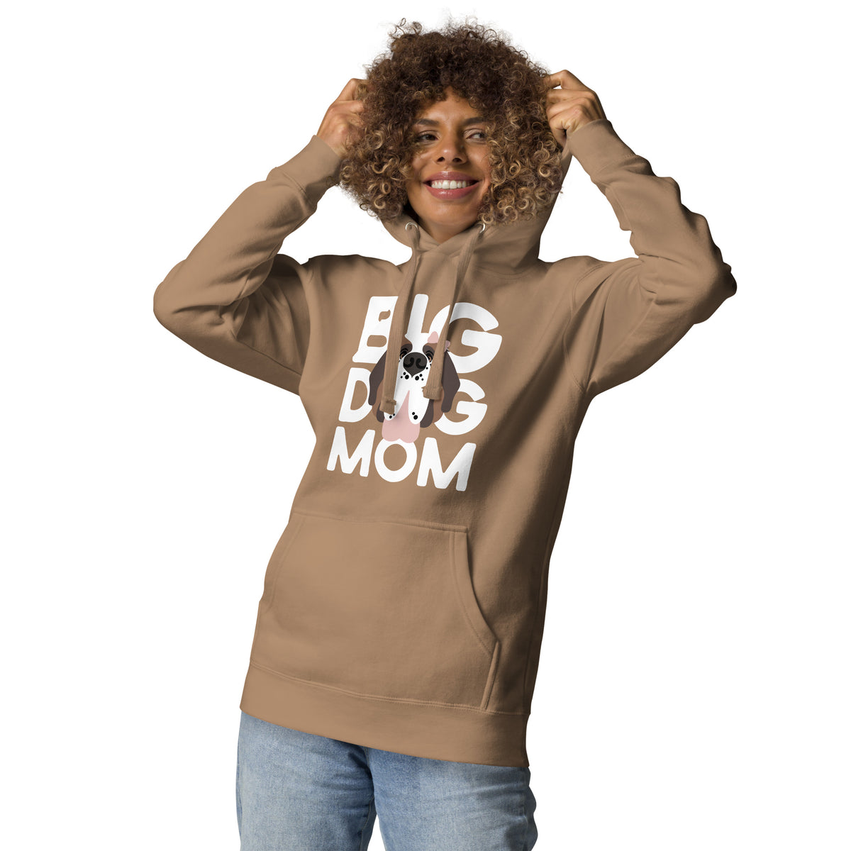 Female Big Dog Mom Saint Bernard Hoodie