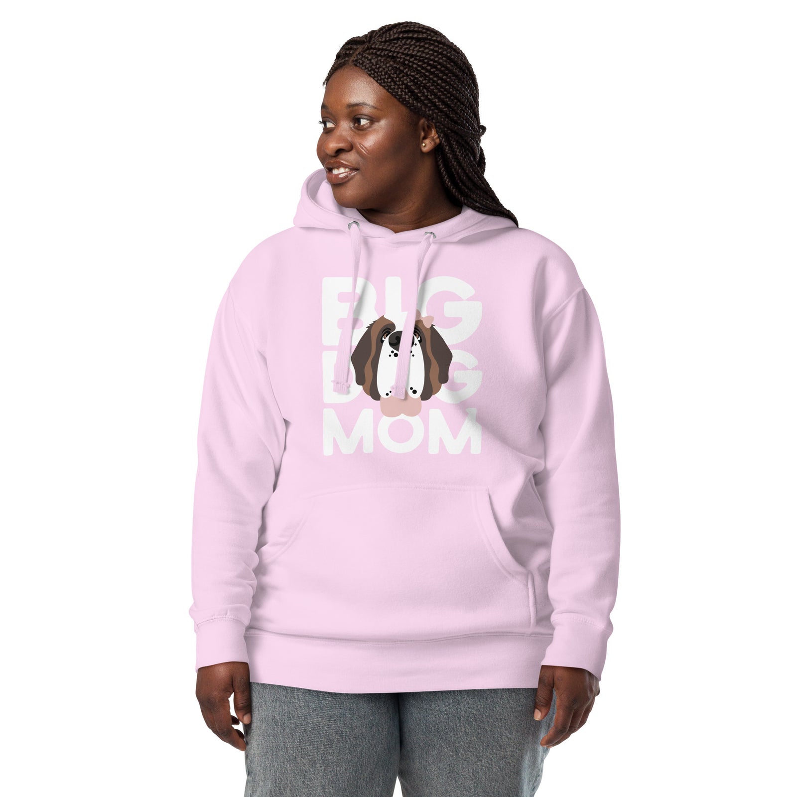 Female Big Dog Mom Saint Bernard Hoodie