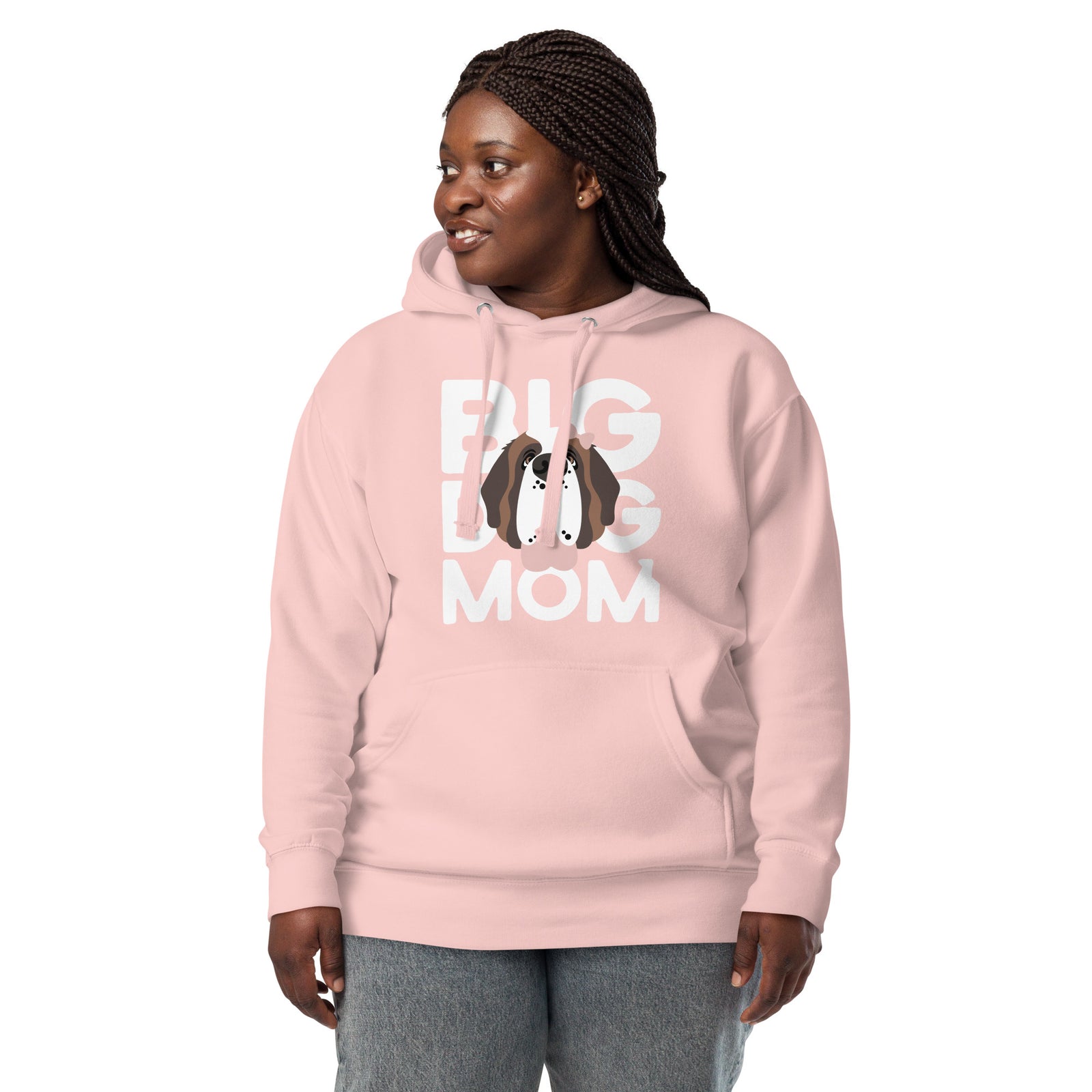 Female Big Dog Mom Saint Bernard Hoodie
