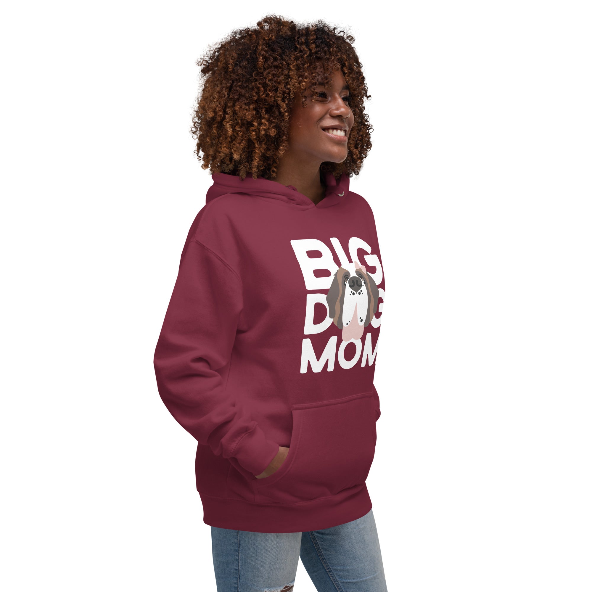 Female Big Dog Mom Saint Bernard Hoodie