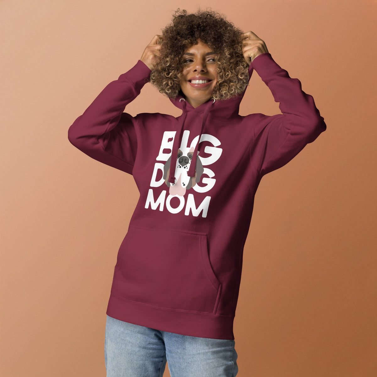 Female Big Dog Mom Saint Bernard Hoodie