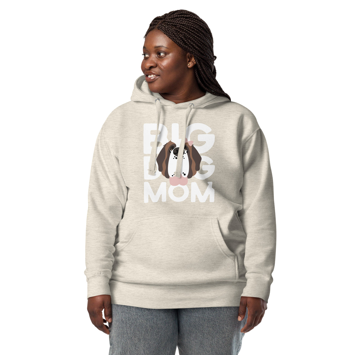 Female Big Dog Mom Saint Bernard Hoodie