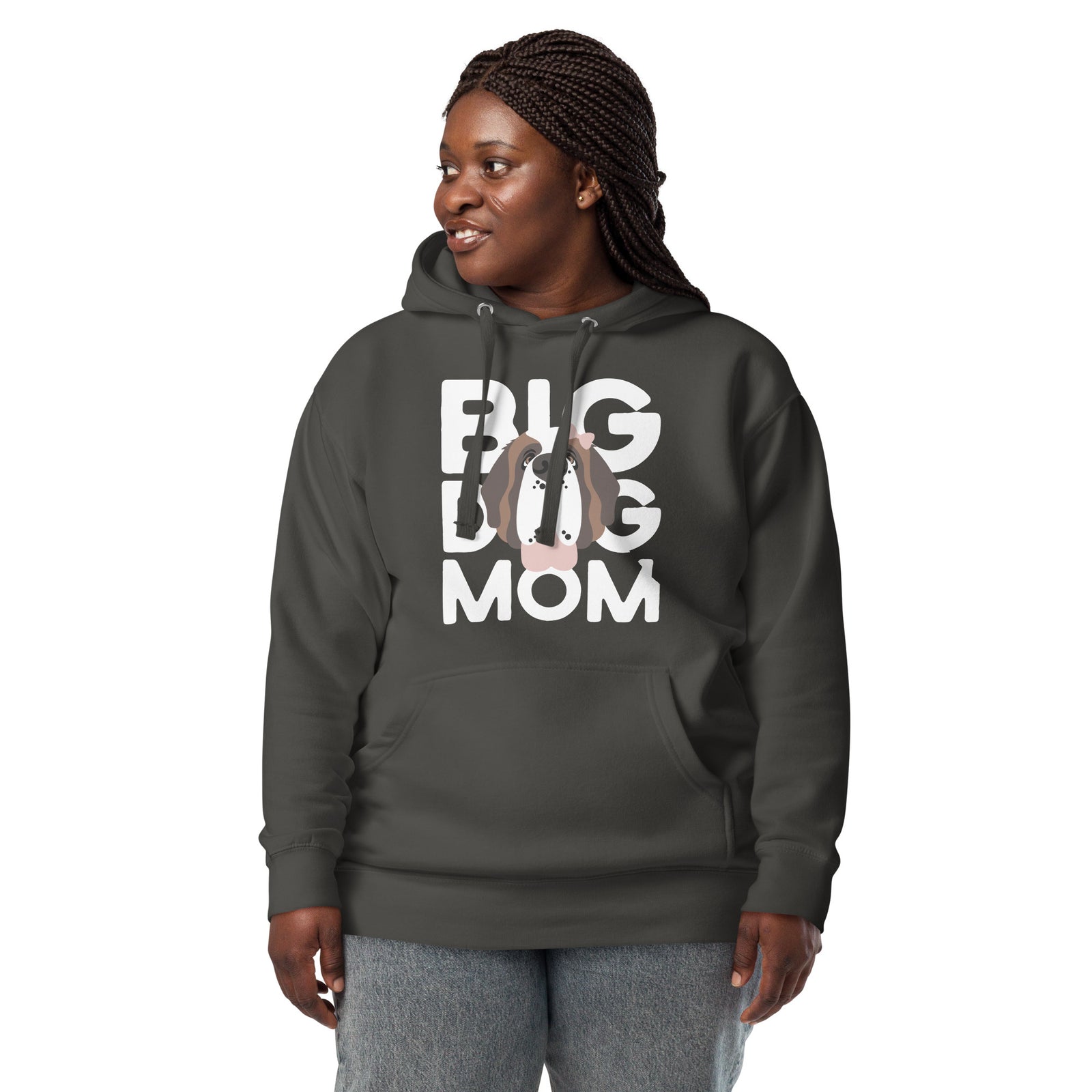 Female Big Dog Mom Saint Bernard Hoodie