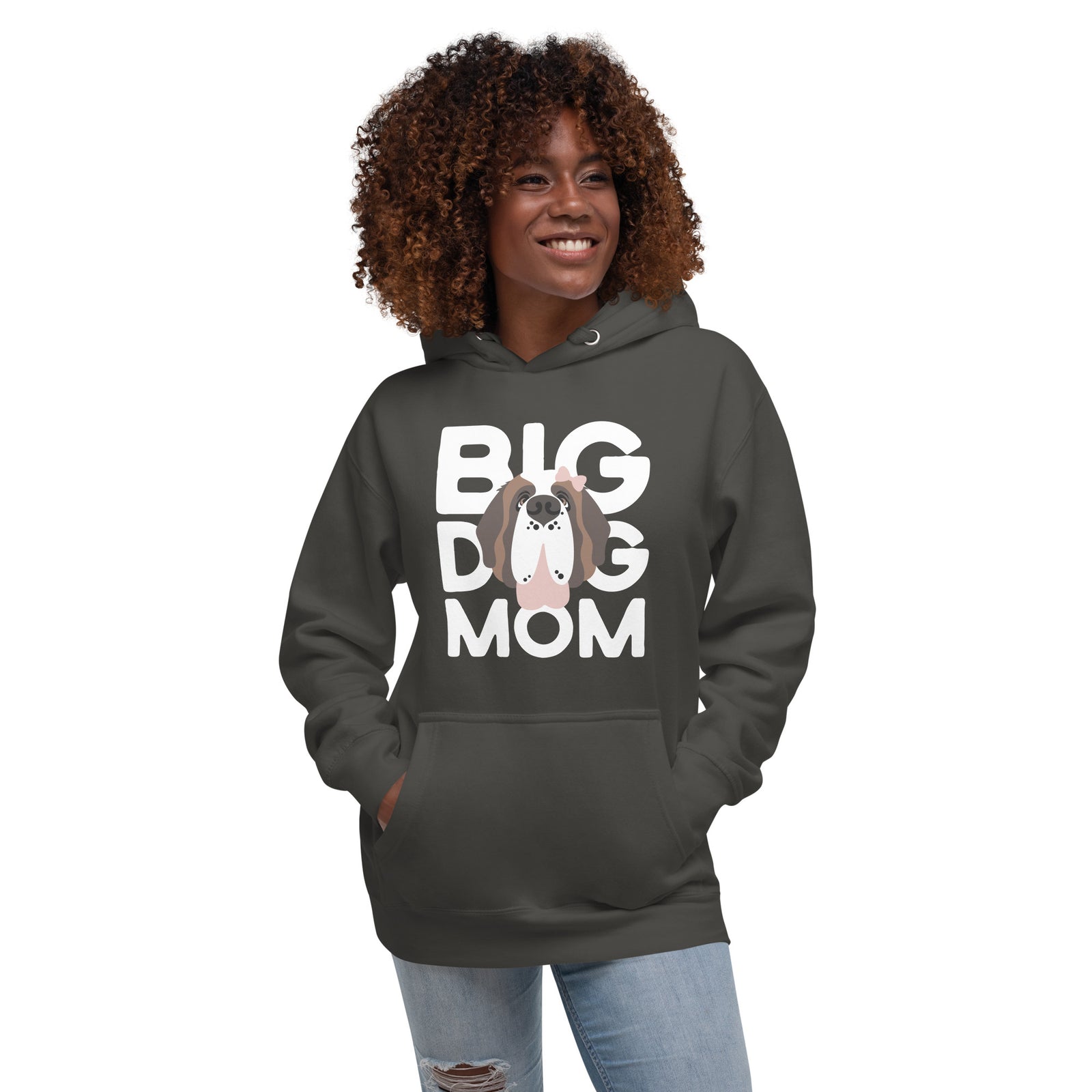 Female Big Dog Mom Saint Bernard Hoodie