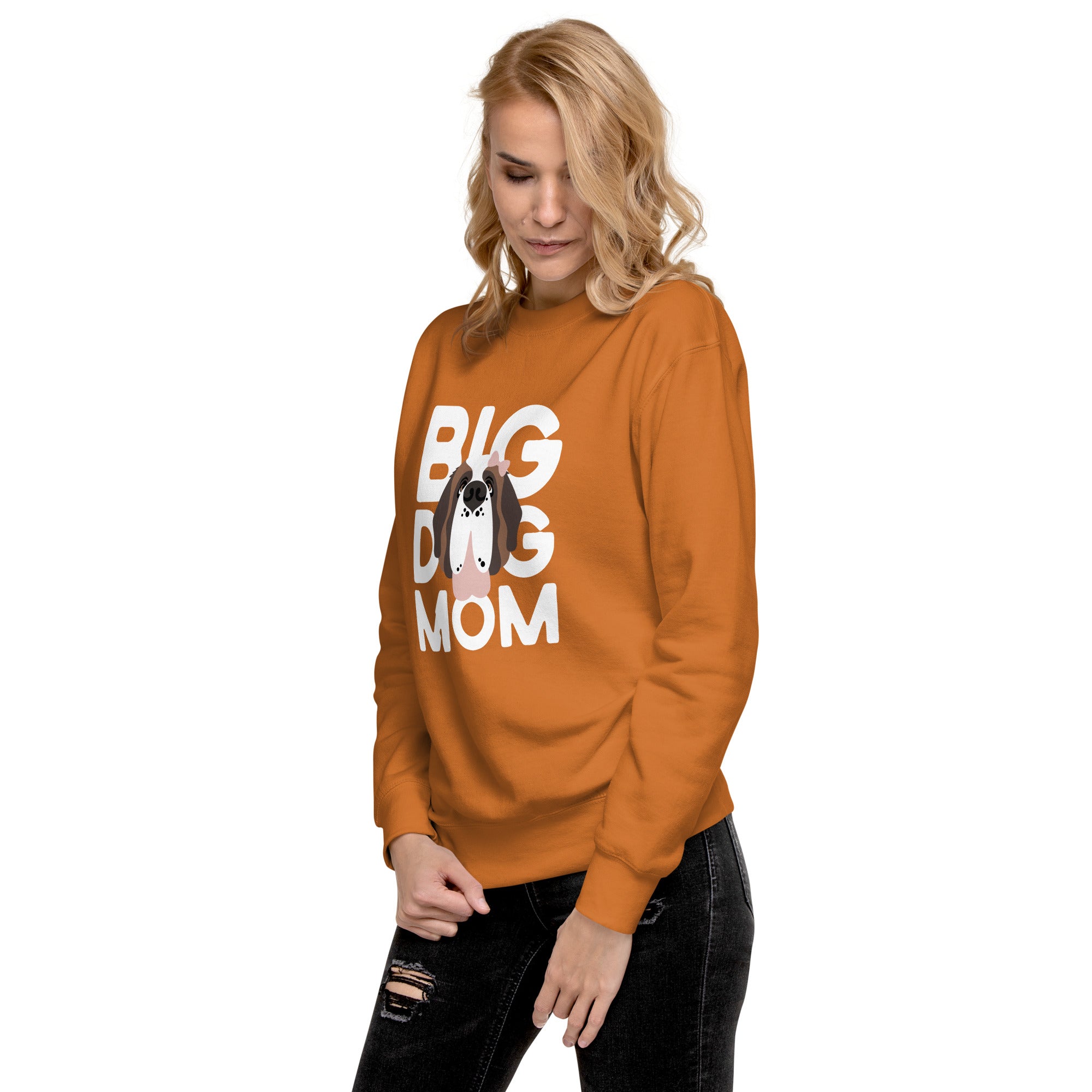 Female Big Dog Mom Saint Bernard Sweatshirt