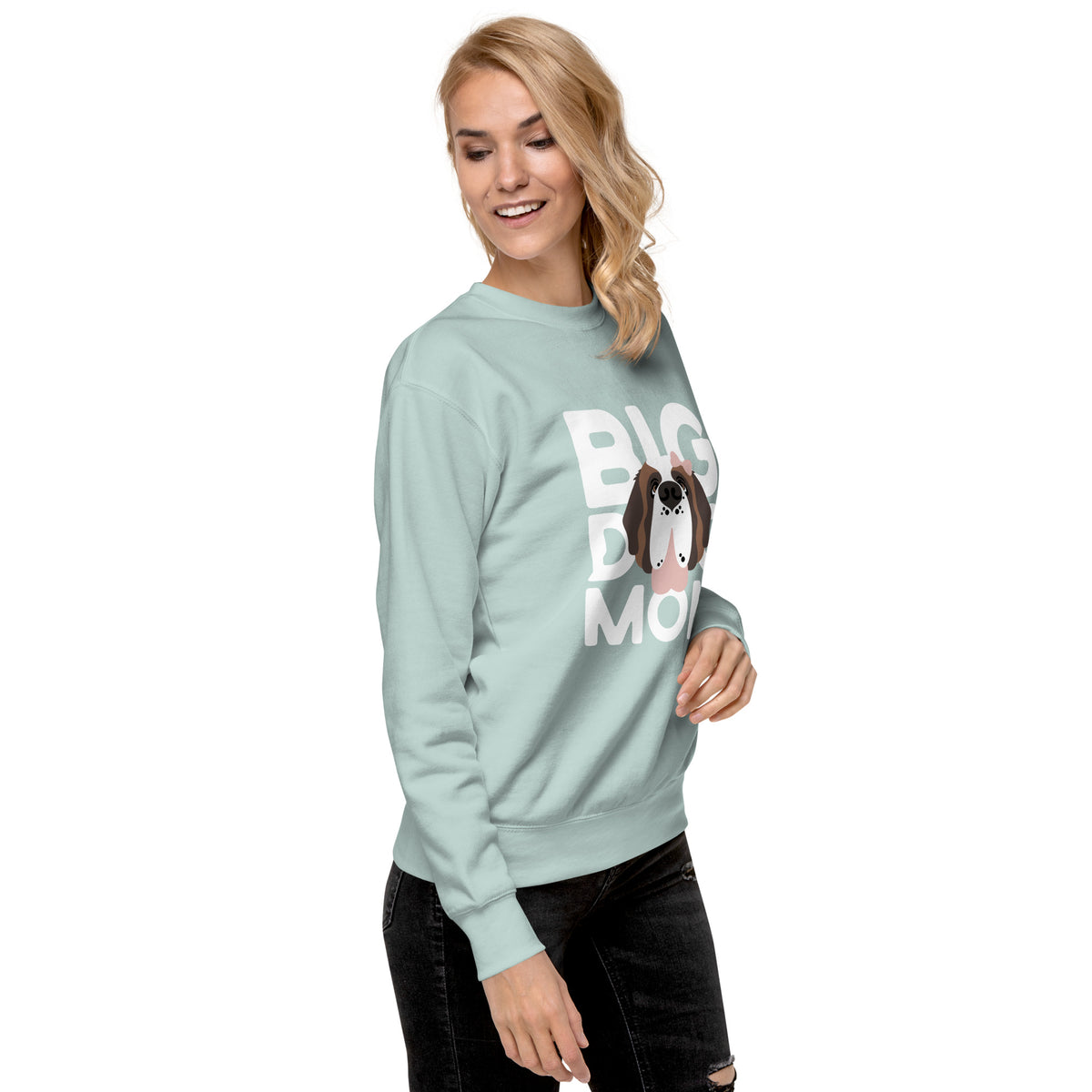 Female Big Dog Mom Saint Bernard Sweatshirt