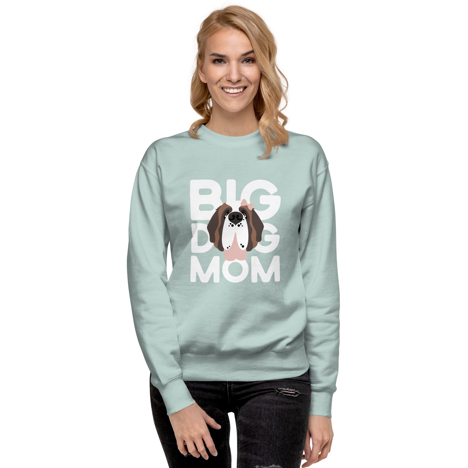 Female Big Dog Mom Saint Bernard Sweatshirt
