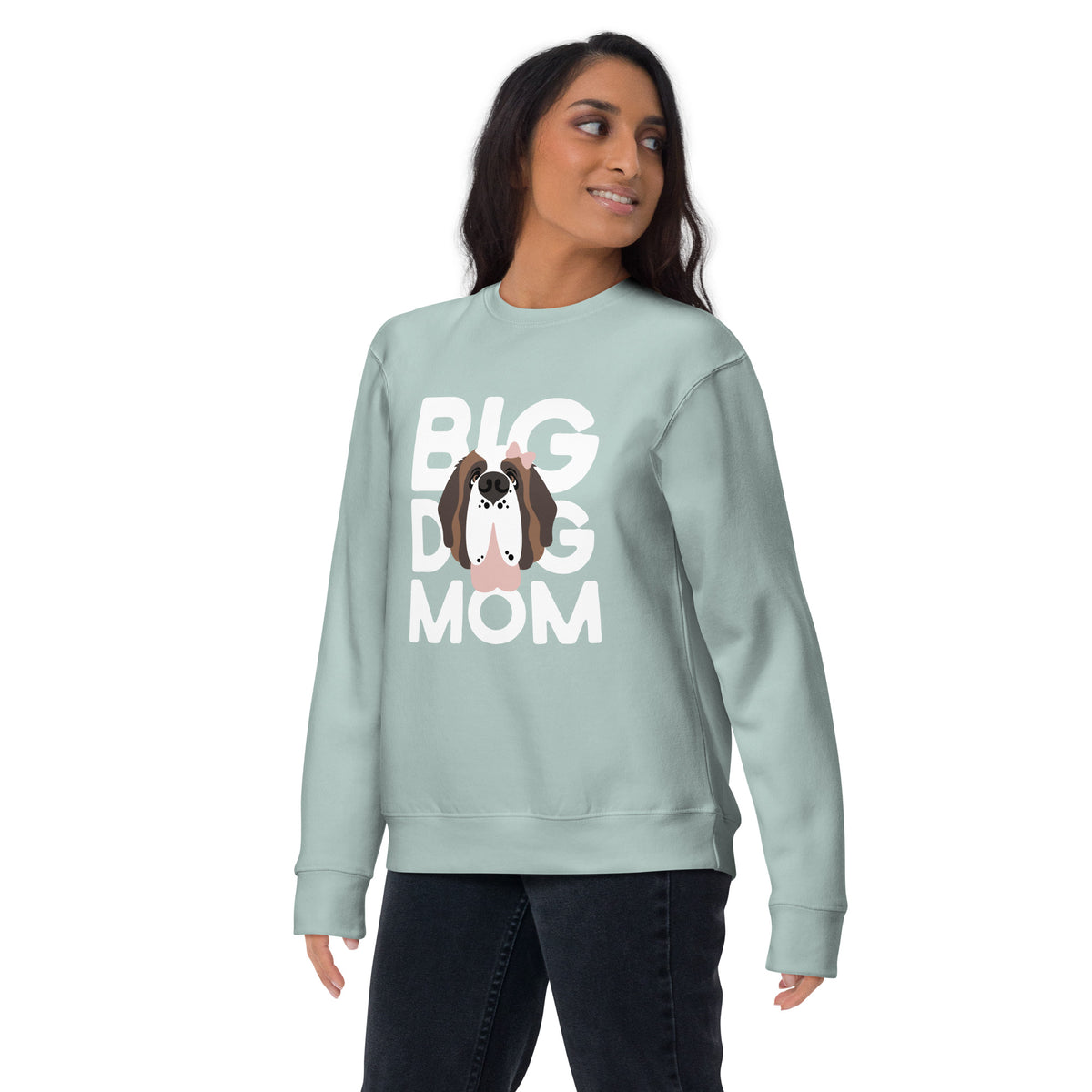 Female Big Dog Mom Saint Bernard Sweatshirt