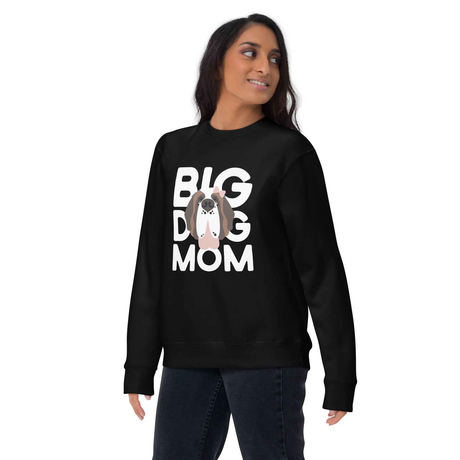 Female Big Dog Mom Saint Bernard Sweatshirt