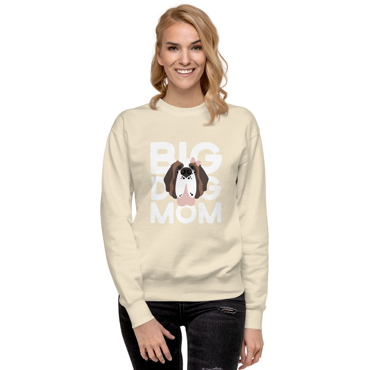 Female Big Dog Mom Saint Bernard Sweatshirt