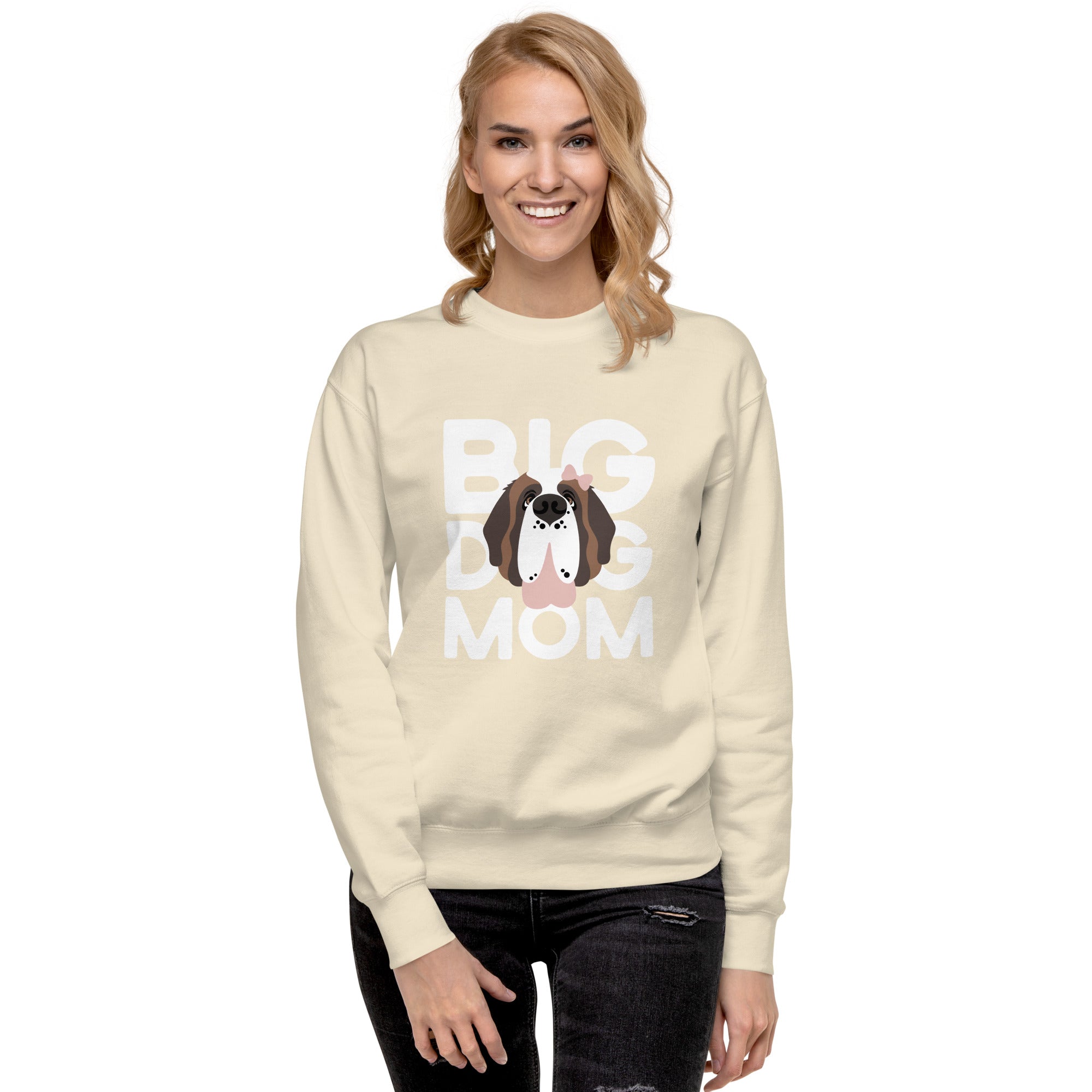 Female Big Dog Mom Saint Bernard Sweatshirt