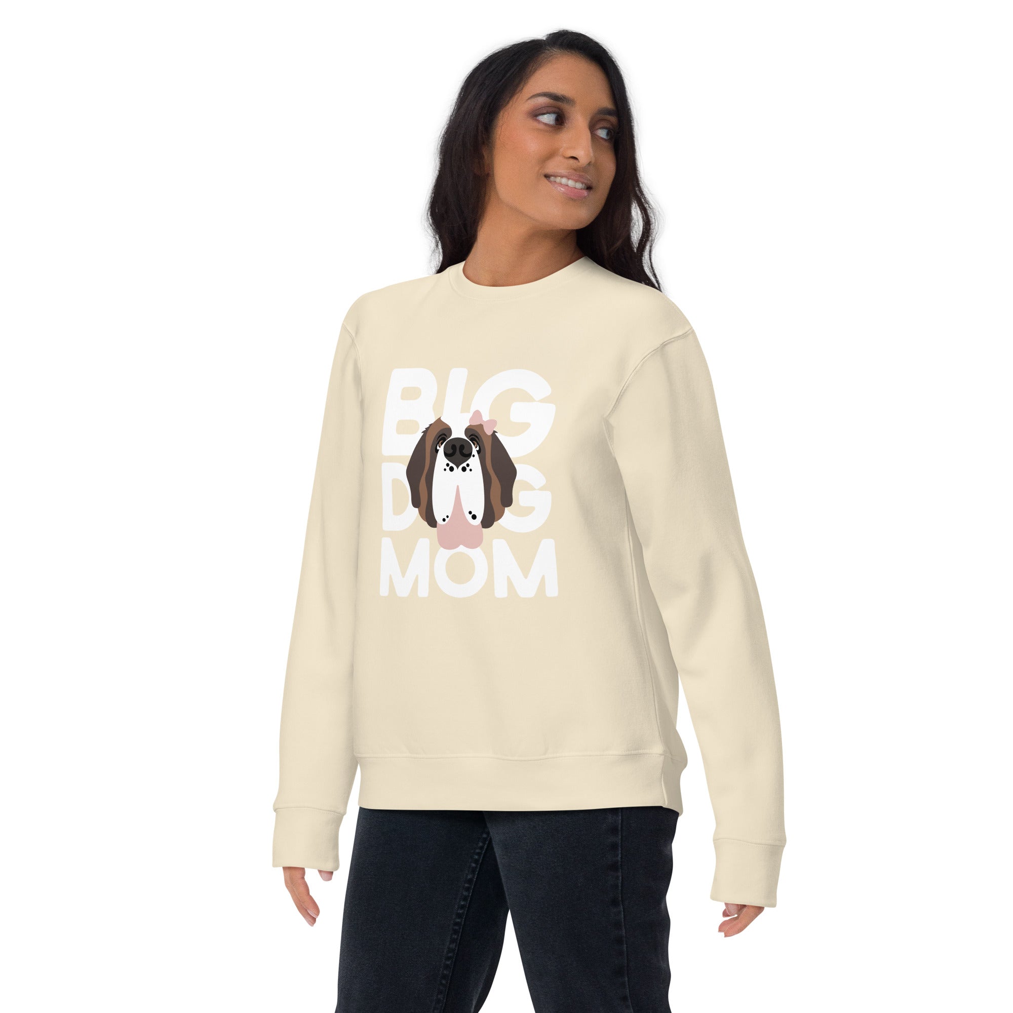 Female Big Dog Mom Saint Bernard Sweatshirt