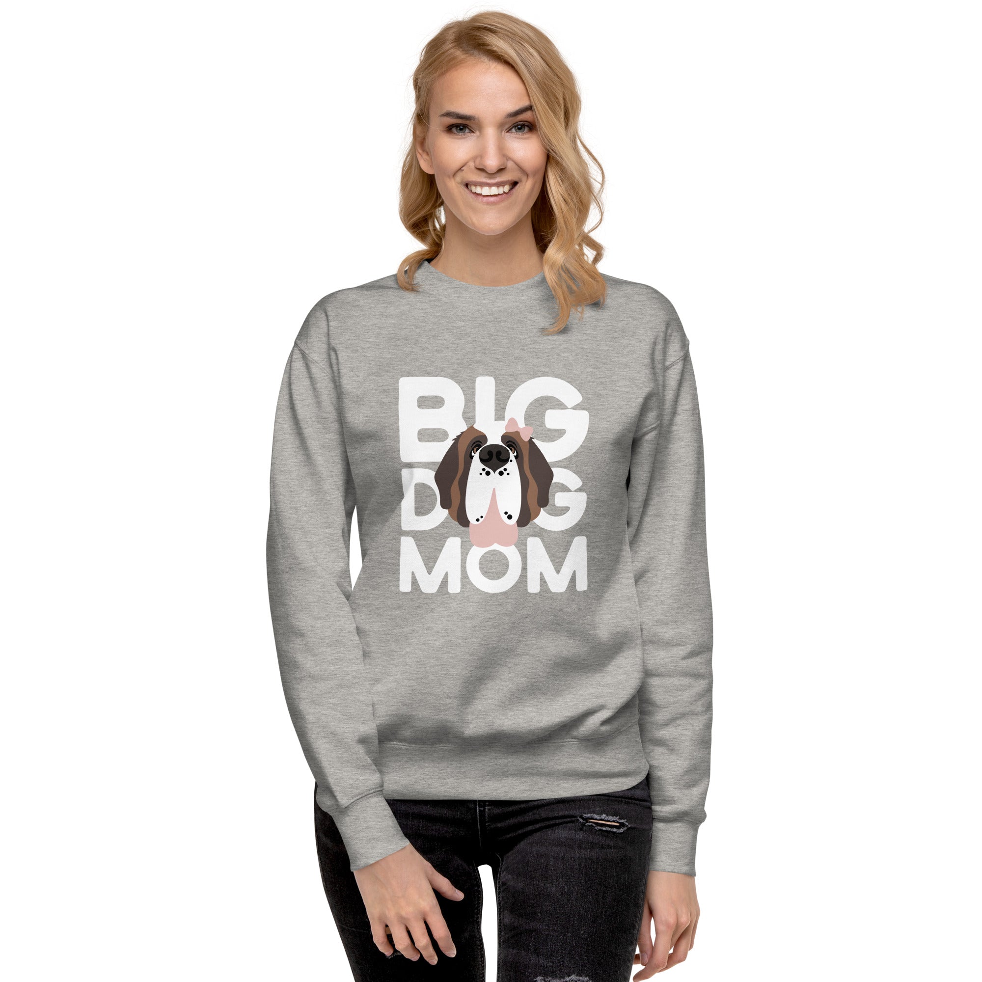 Female Big Dog Mom Saint Bernard Sweatshirt