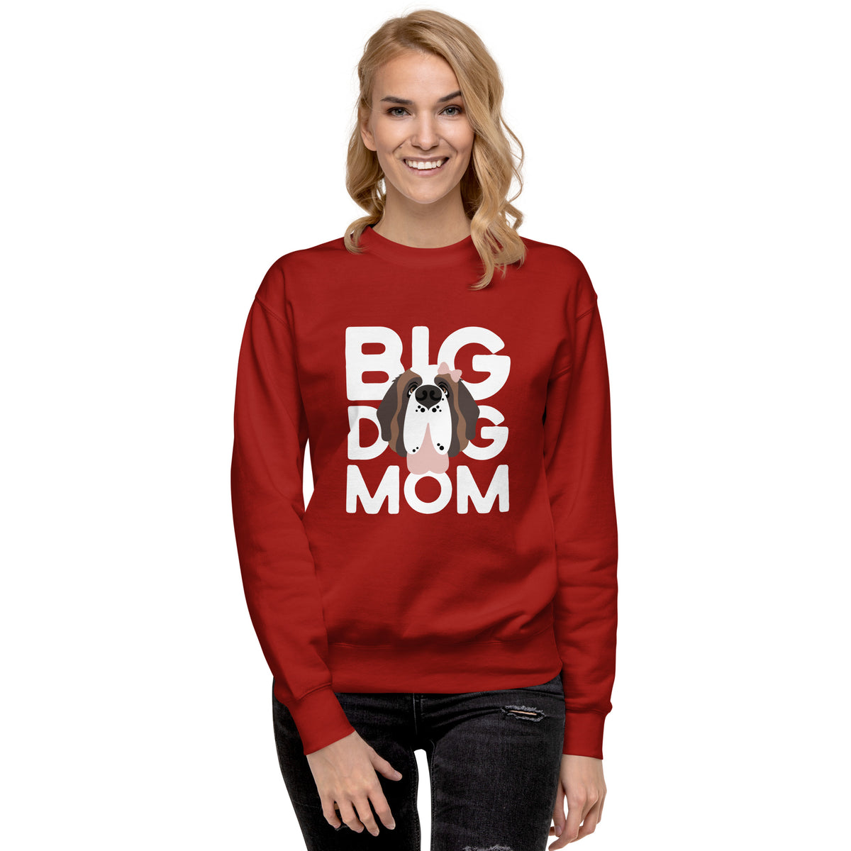 Female Big Dog Mom Saint Bernard Sweatshirt