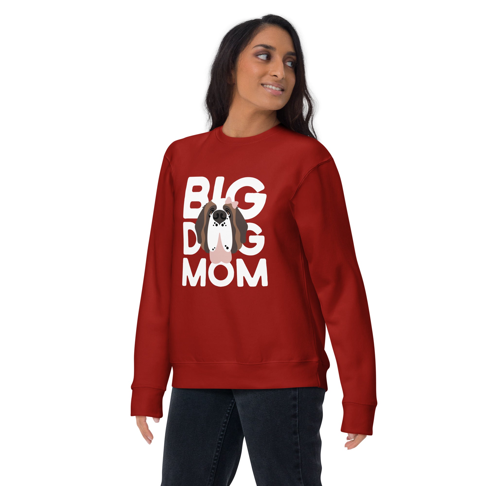 Female Big Dog Mom Saint Bernard Sweatshirt