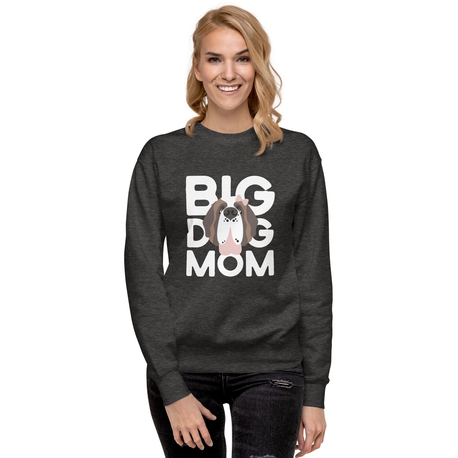 Female Big Dog Mom Saint Bernard Sweatshirt