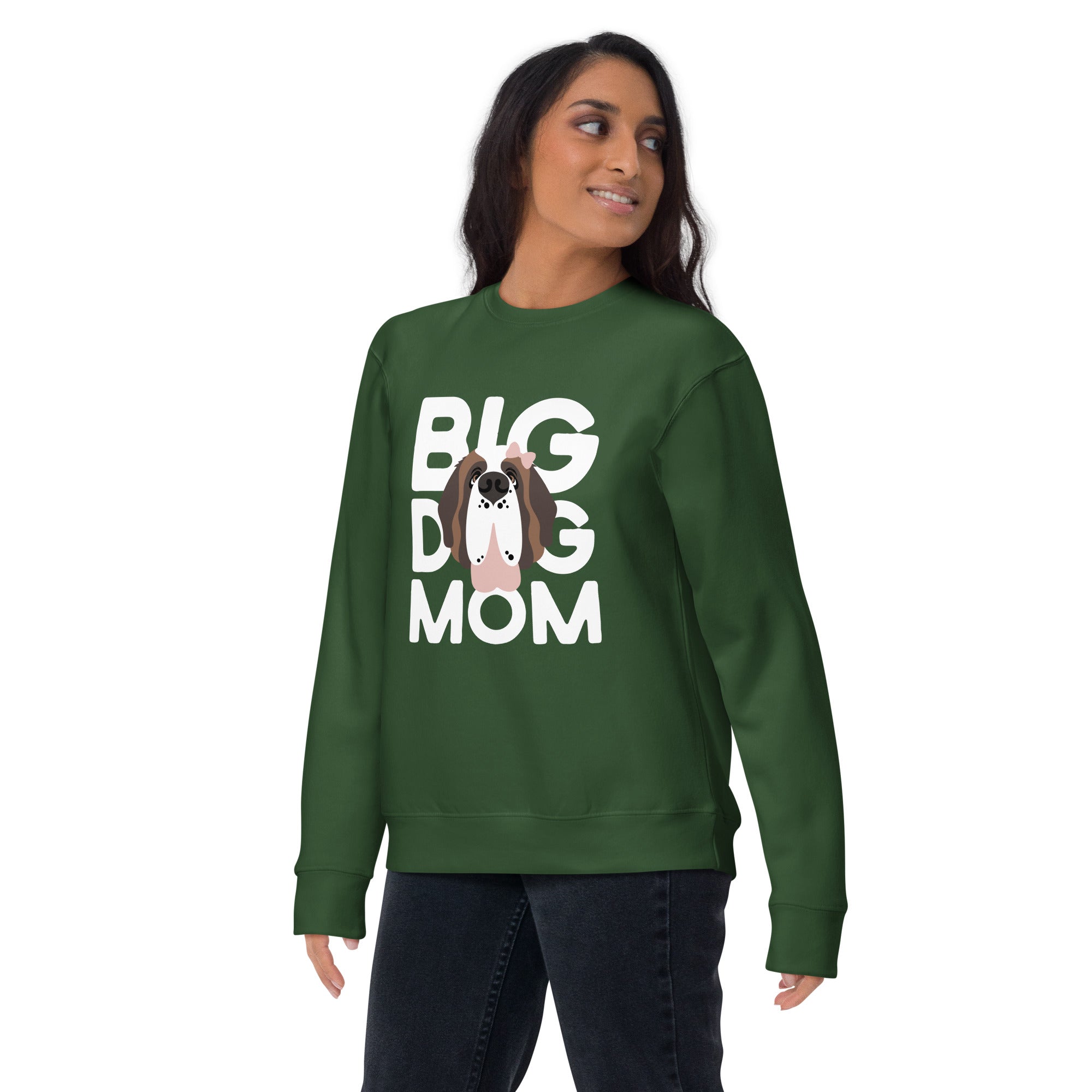 Female Big Dog Mom Saint Bernard Sweatshirt