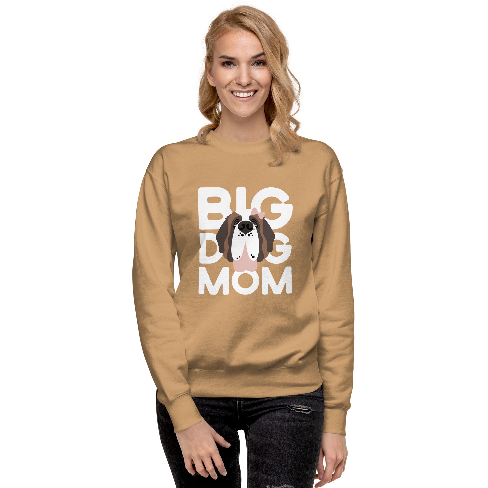 Female Big Dog Mom Saint Bernard Sweatshirt