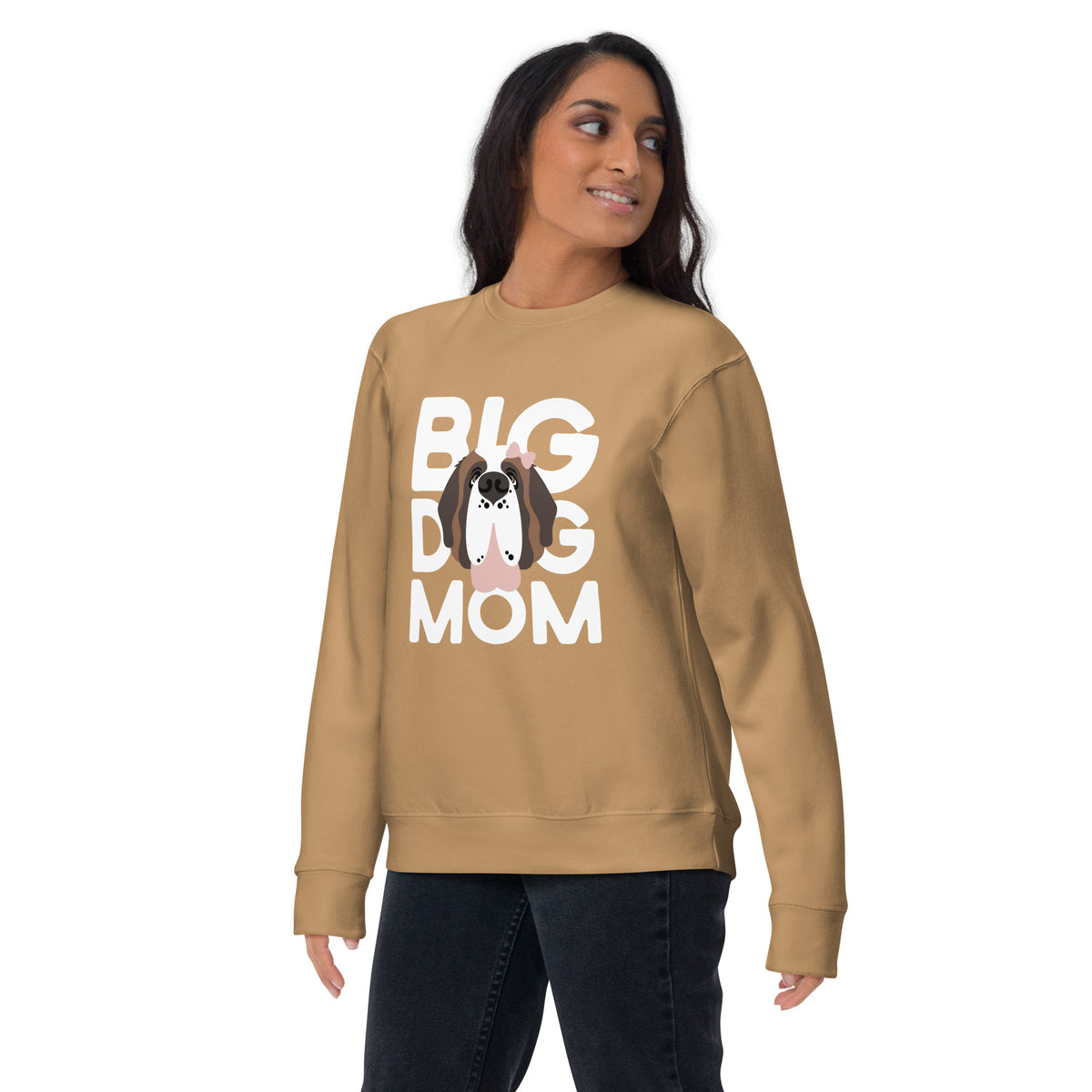 Female Big Dog Mom Saint Bernard Sweatshirt