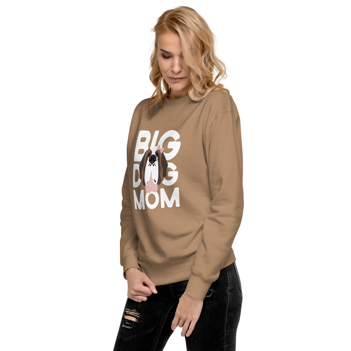 Female Big Dog Mom Saint Bernard Sweatshirt