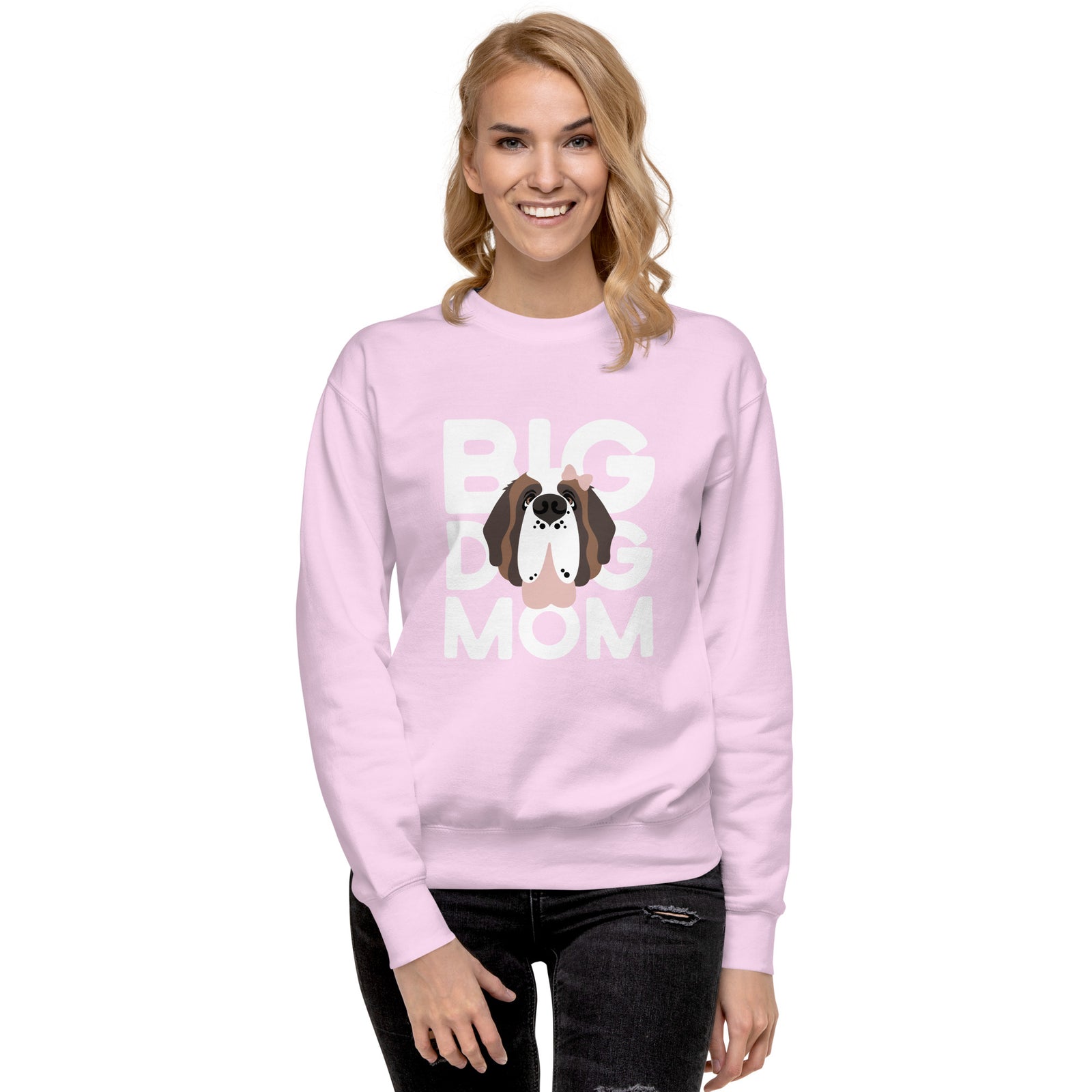 Female Big Dog Mom Saint Bernard Sweatshirt