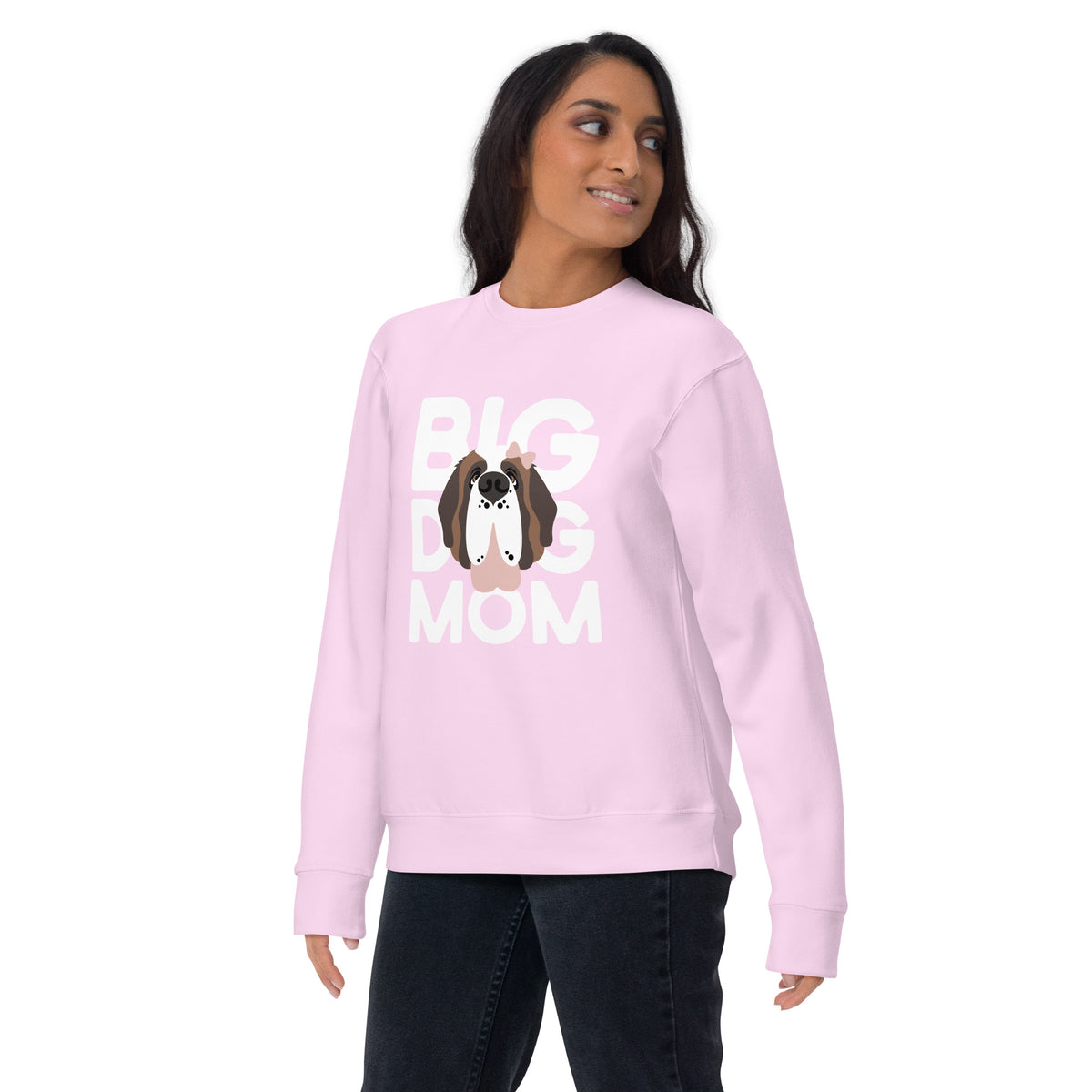Female Big Dog Mom Saint Bernard Sweatshirt