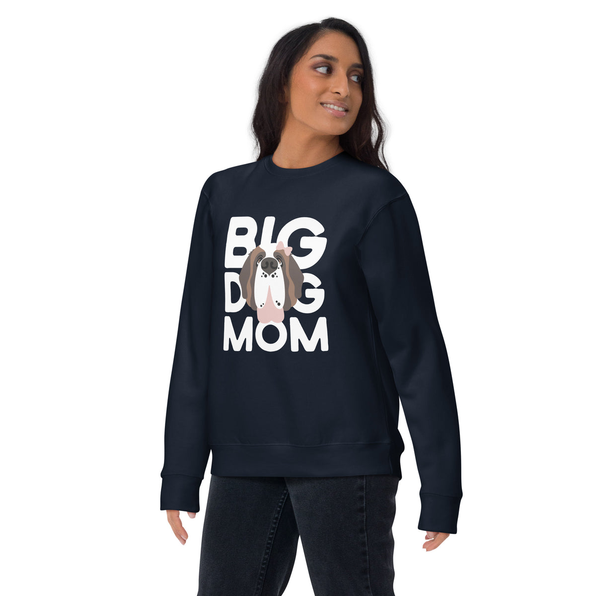 Female Big Dog Mom Saint Bernard Sweatshirt