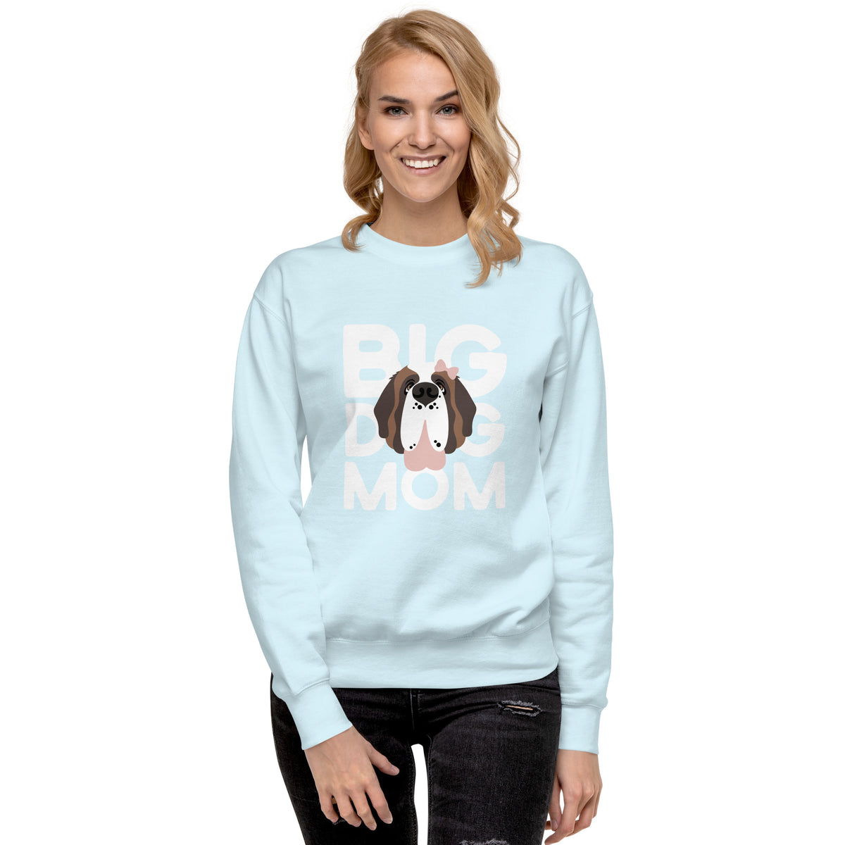 Female Big Dog Mom Saint Bernard Sweatshirt