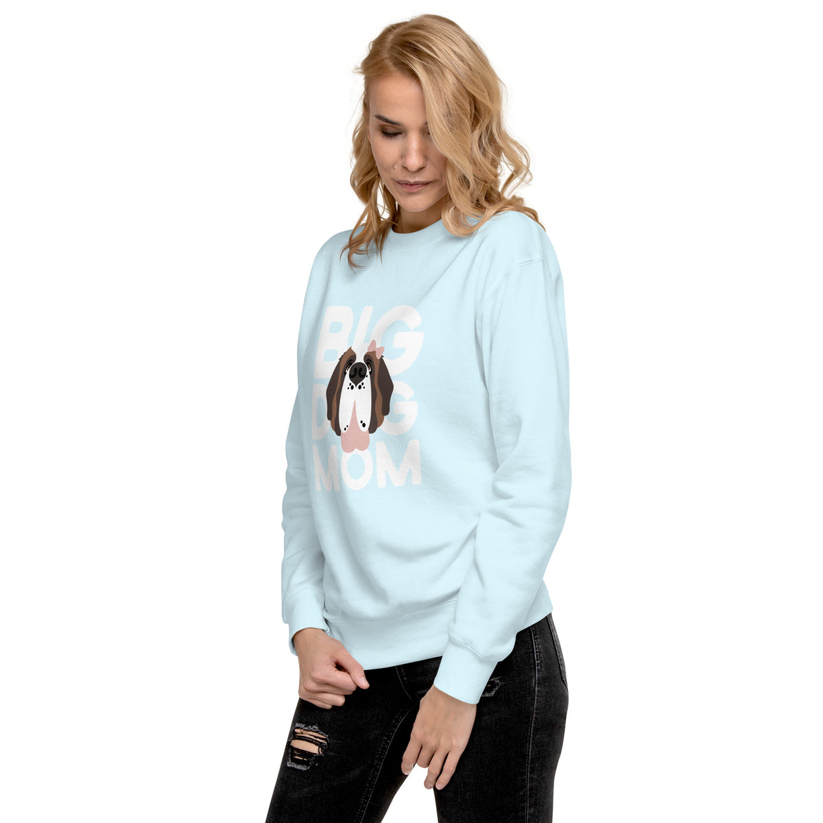 Female Big Dog Mom Saint Bernard Sweatshirt
