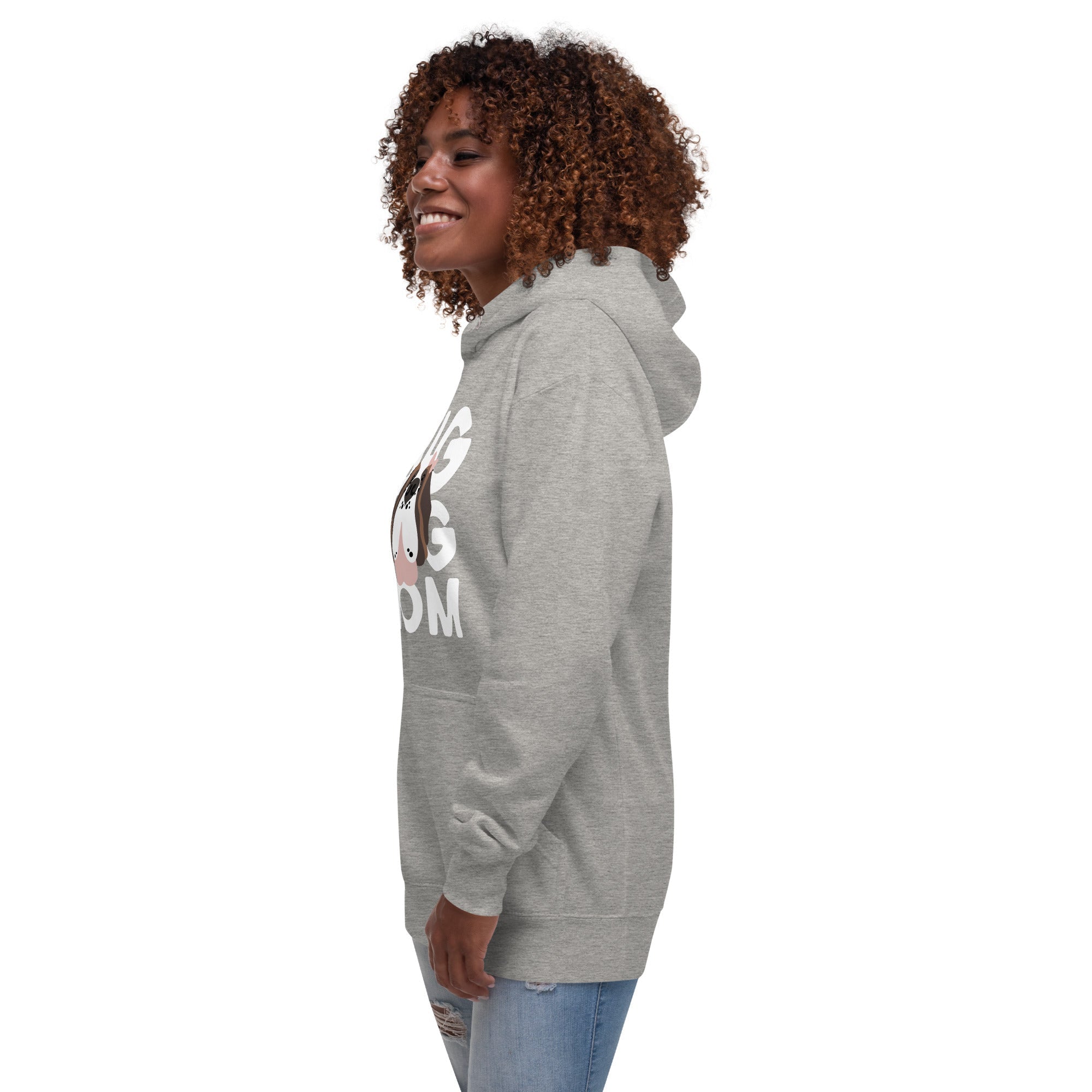 Female Big Dog Mom Saint Bernard Hoodie - Lucy + Norman