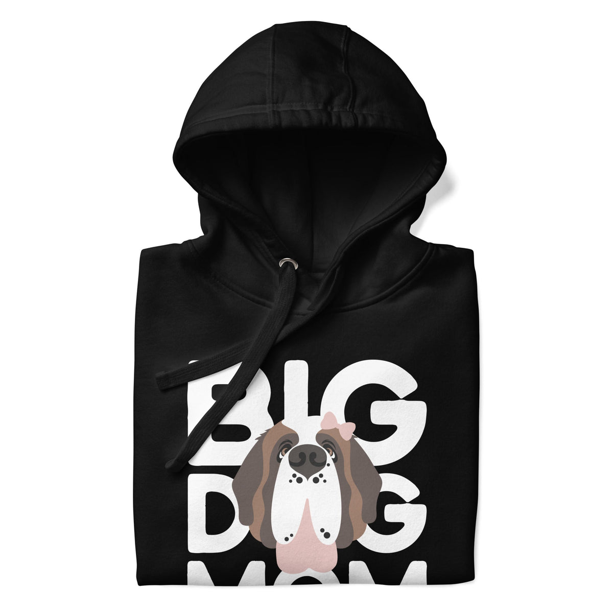 Female Big Dog Mom Saint Bernard Hoodie - Lucy + Norman