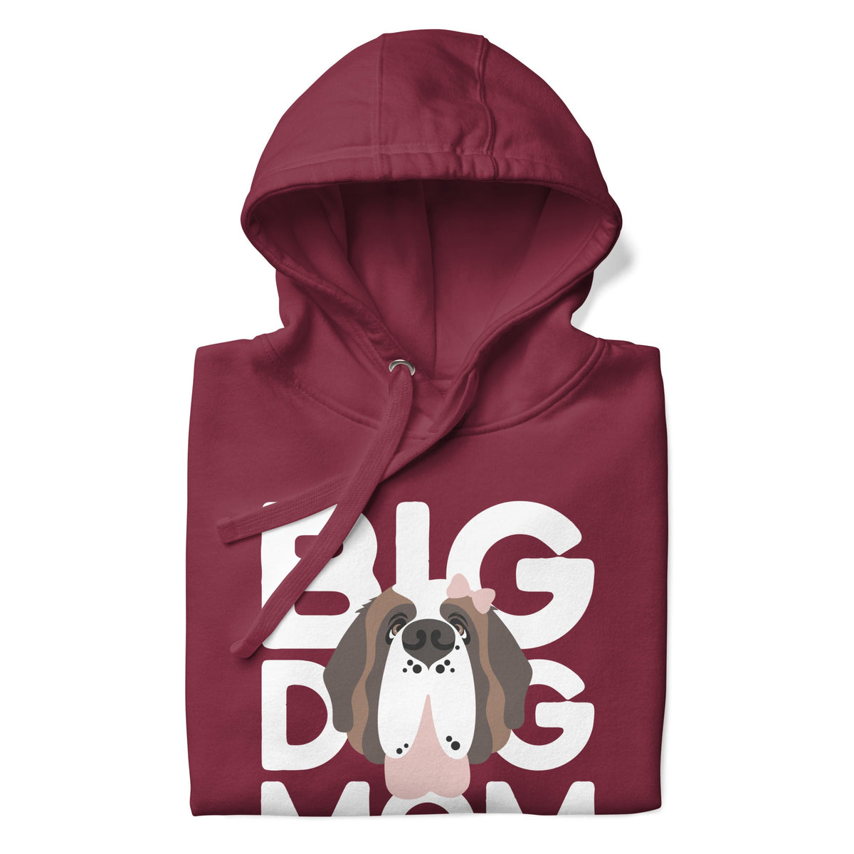 Female Big Dog Mom Saint Bernard Hoodie - Lucy + Norman