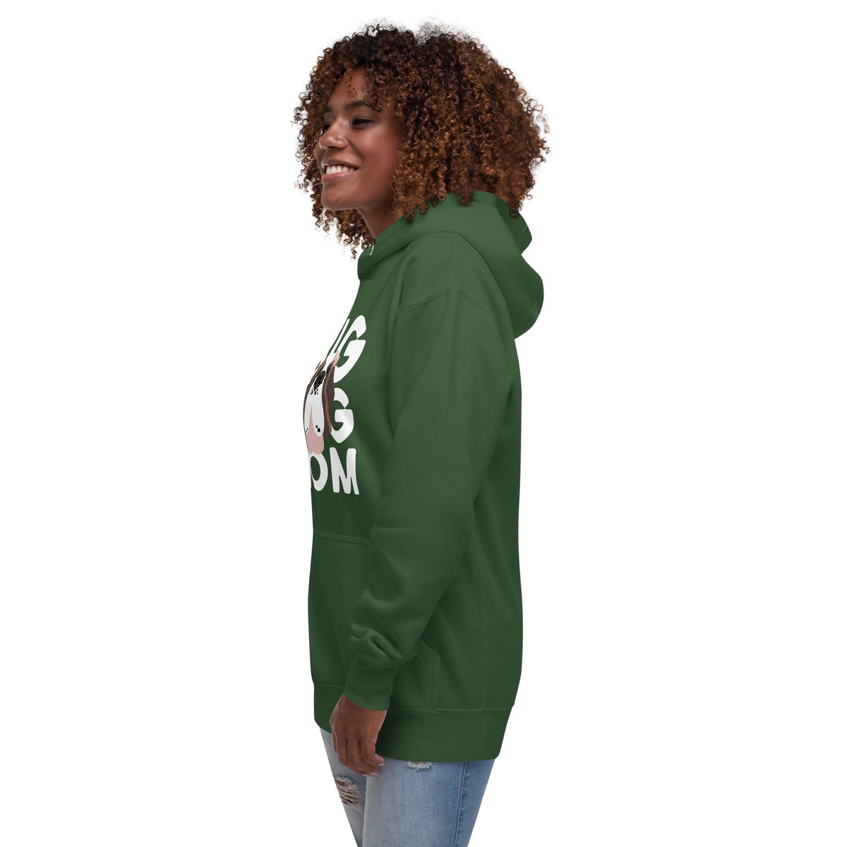 Female Big Dog Mom Saint Bernard Hoodie - Lucy + Norman