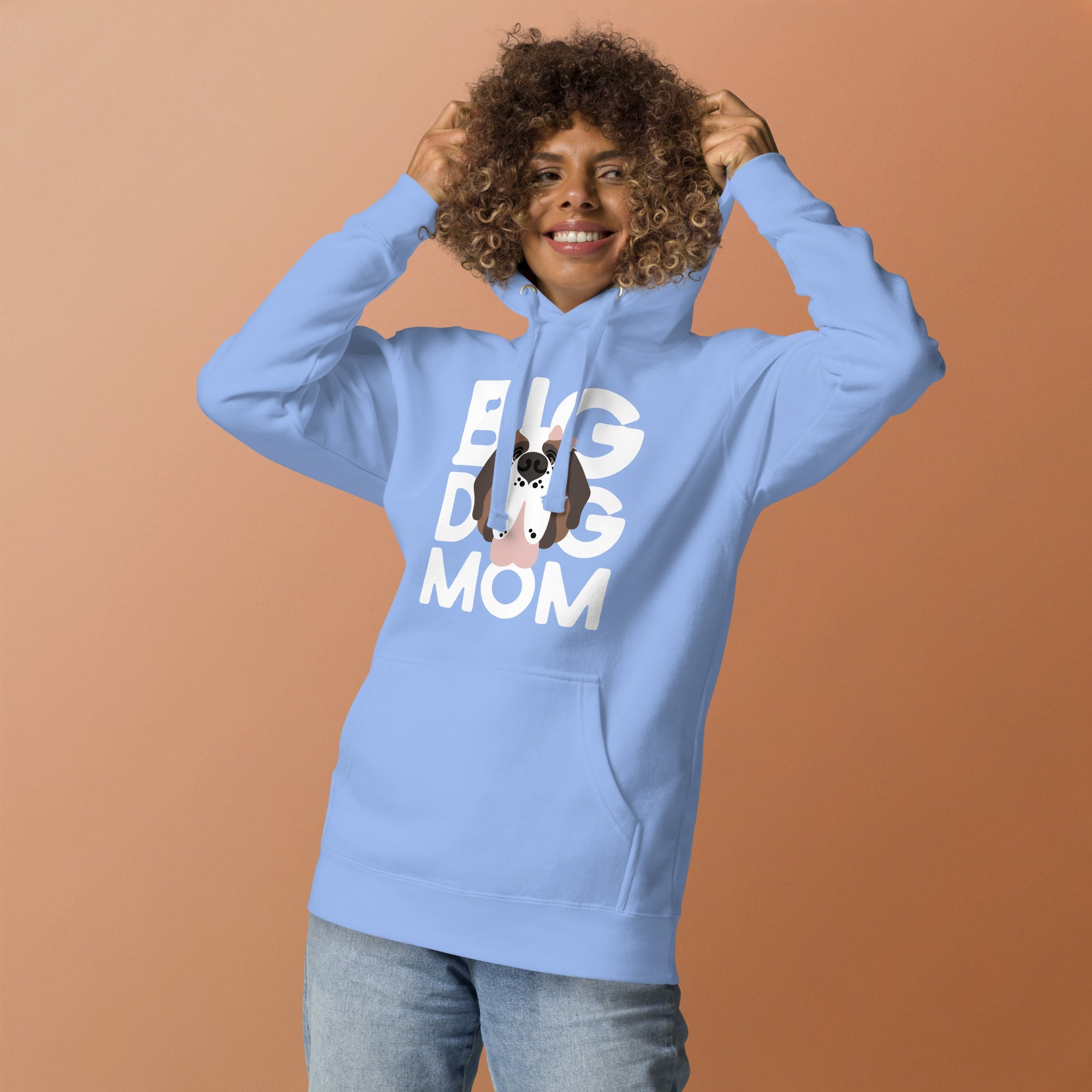 Female Big Dog Mom Saint Bernard Hoodie - Lucy + Norman