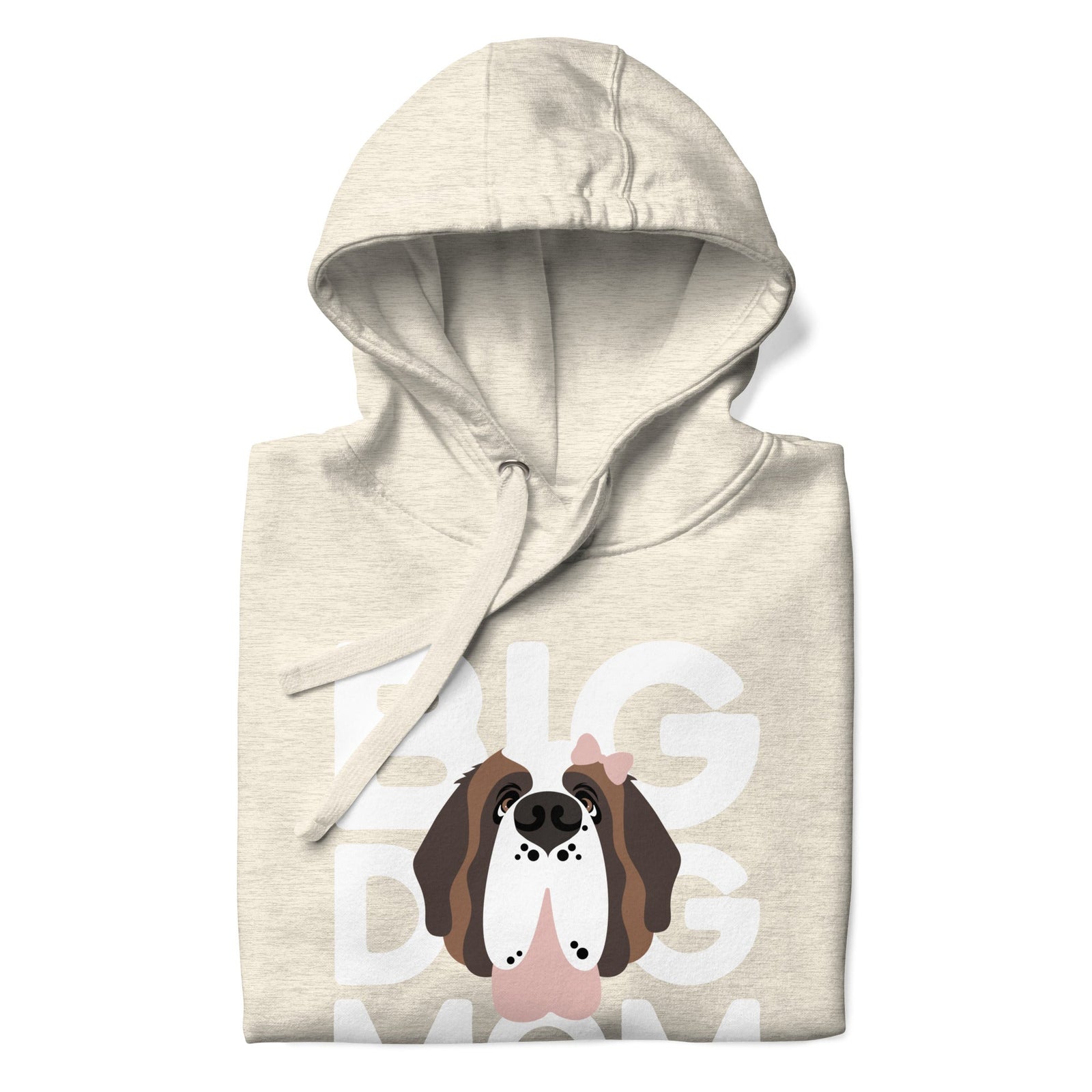 Female Big Dog Mom Saint Bernard Hoodie - Lucy + Norman