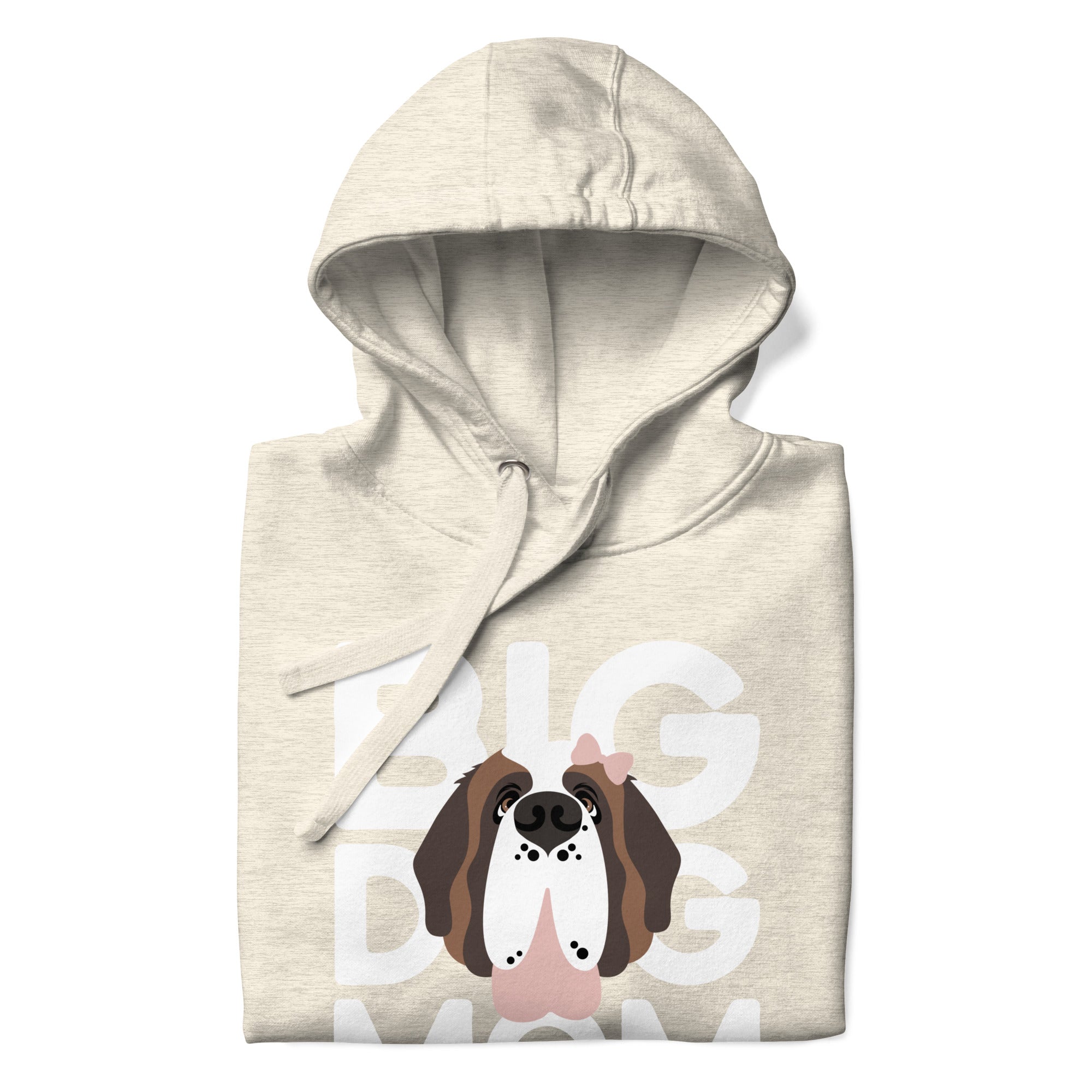 Female Big Dog Mom Saint Bernard Hoodie - Lucy + Norman