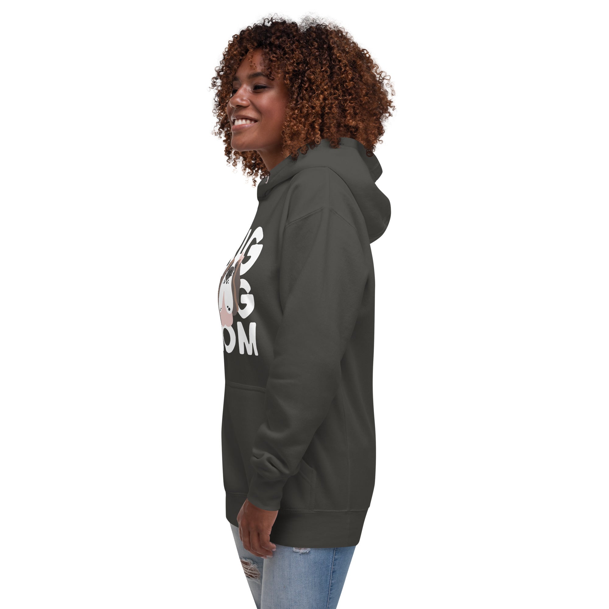 Female Big Dog Mom Saint Bernard Hoodie - Lucy + Norman