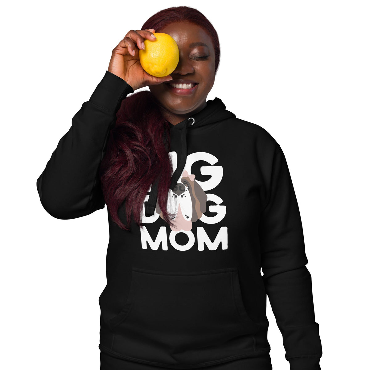 Female Big Dog Mom Saint Bernard Hoodie - Lucy + Norman