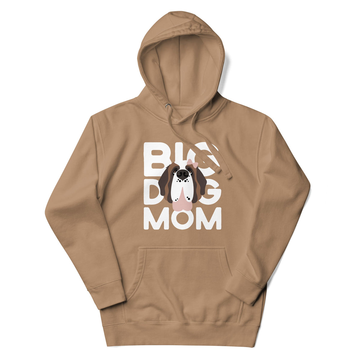 Female Big Dog Mom Saint Bernard Hoodie - Lucy + Norman