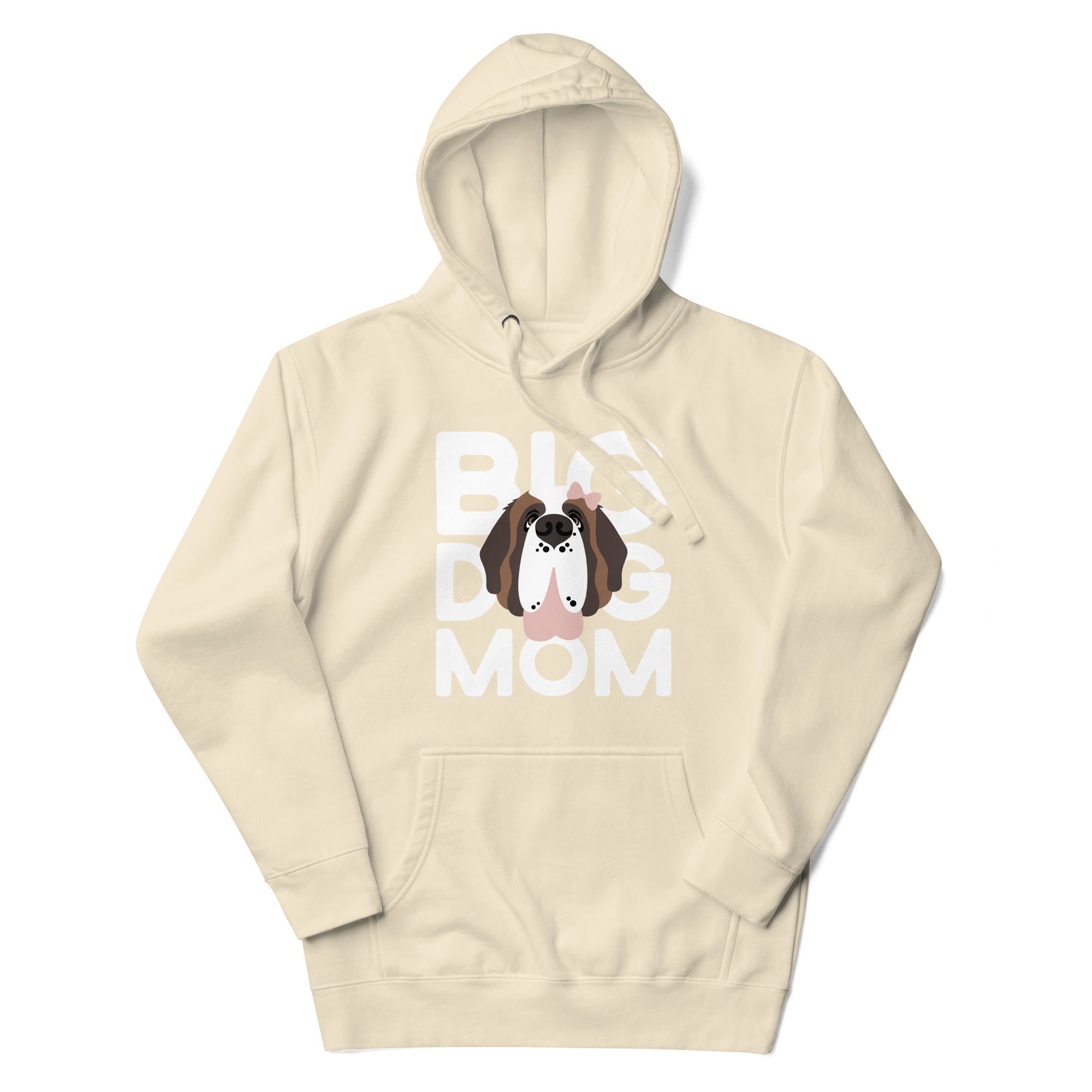 Female Big Dog Mom Saint Bernard Hoodie - Lucy + Norman