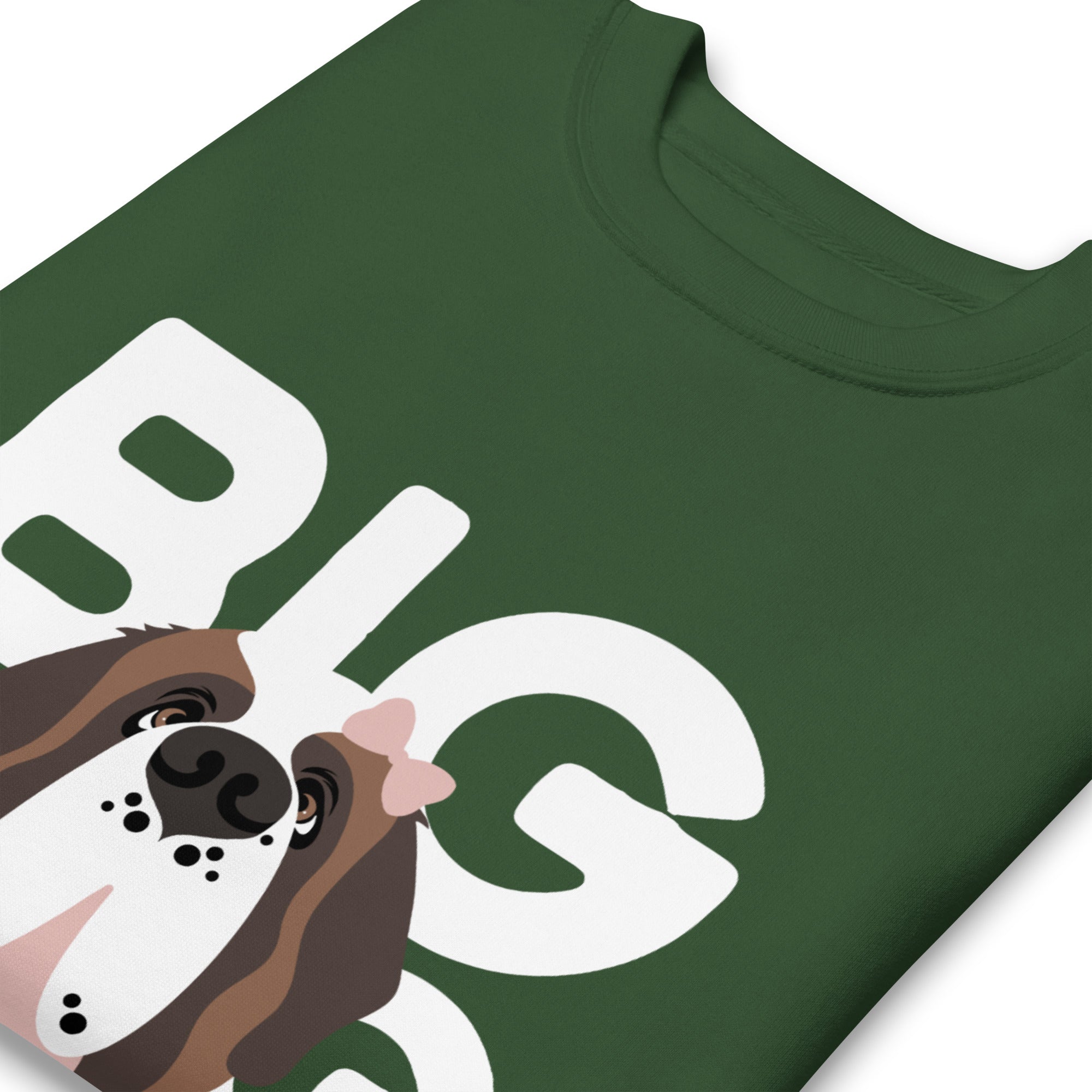 Female Big Dog Mom Saint Bernard Sweatshirt - Lucy + Norman