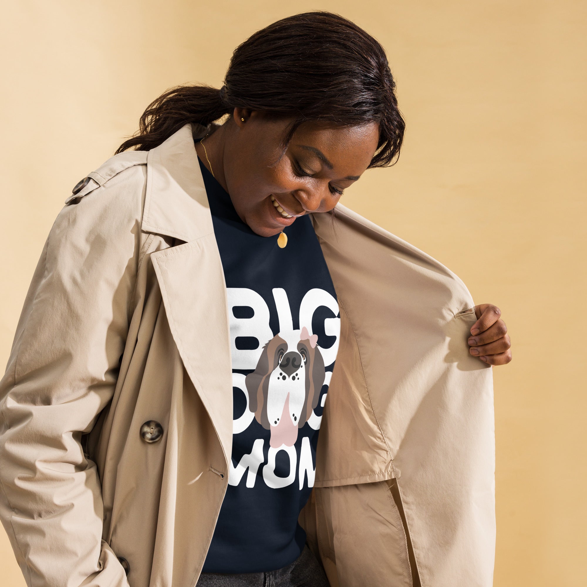 Female Big Dog Mom Saint Bernard Sweatshirt - Lucy + Norman