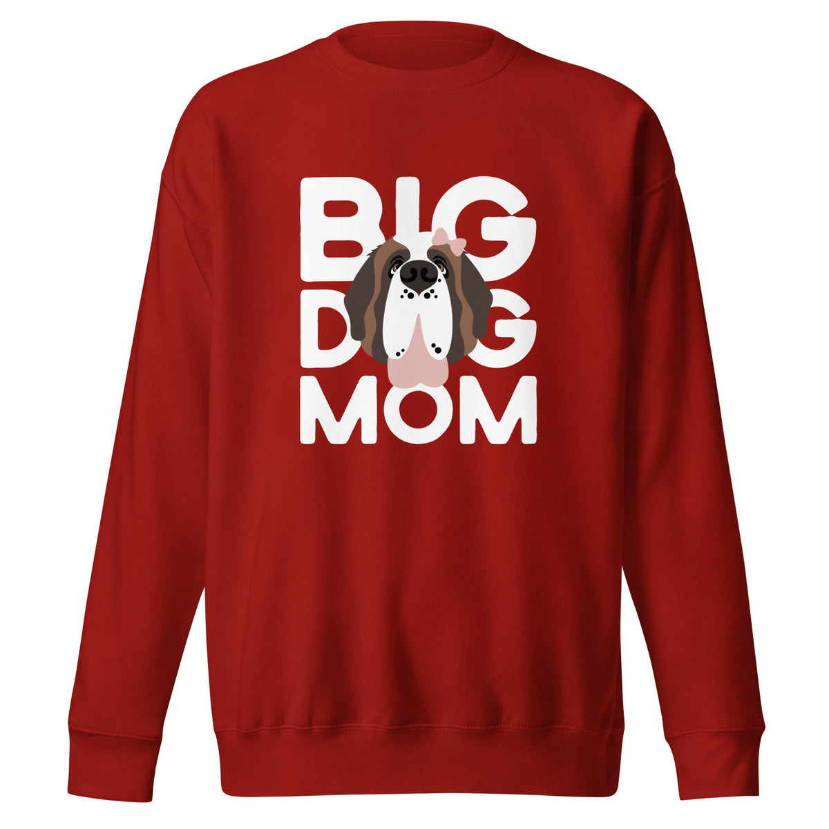 Female Big Dog Mom Saint Bernard Sweatshirt - Lucy + Norman
